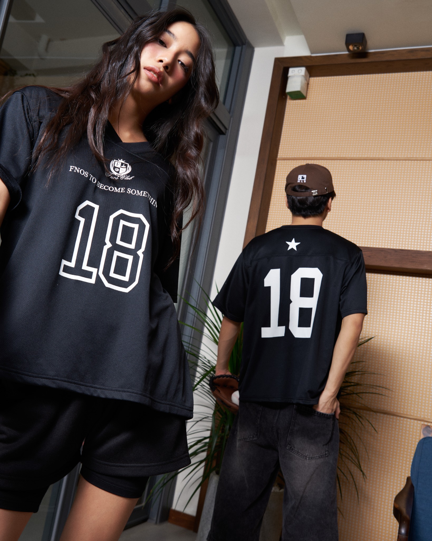JS1- BALANCE NUMBER CLUB JERSEY - BLACK