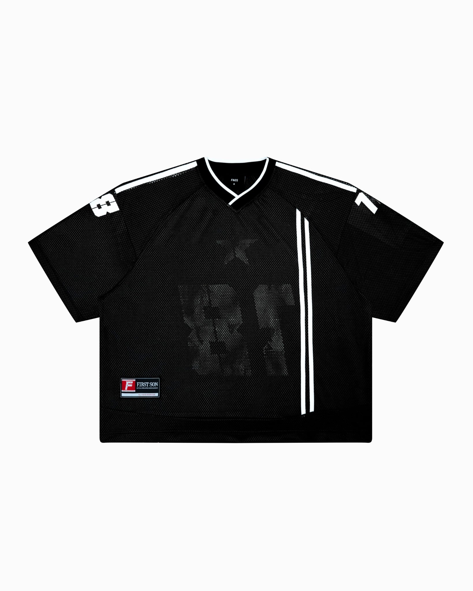 JS8 - 18+ MESH JERSEY TEE - BLACK