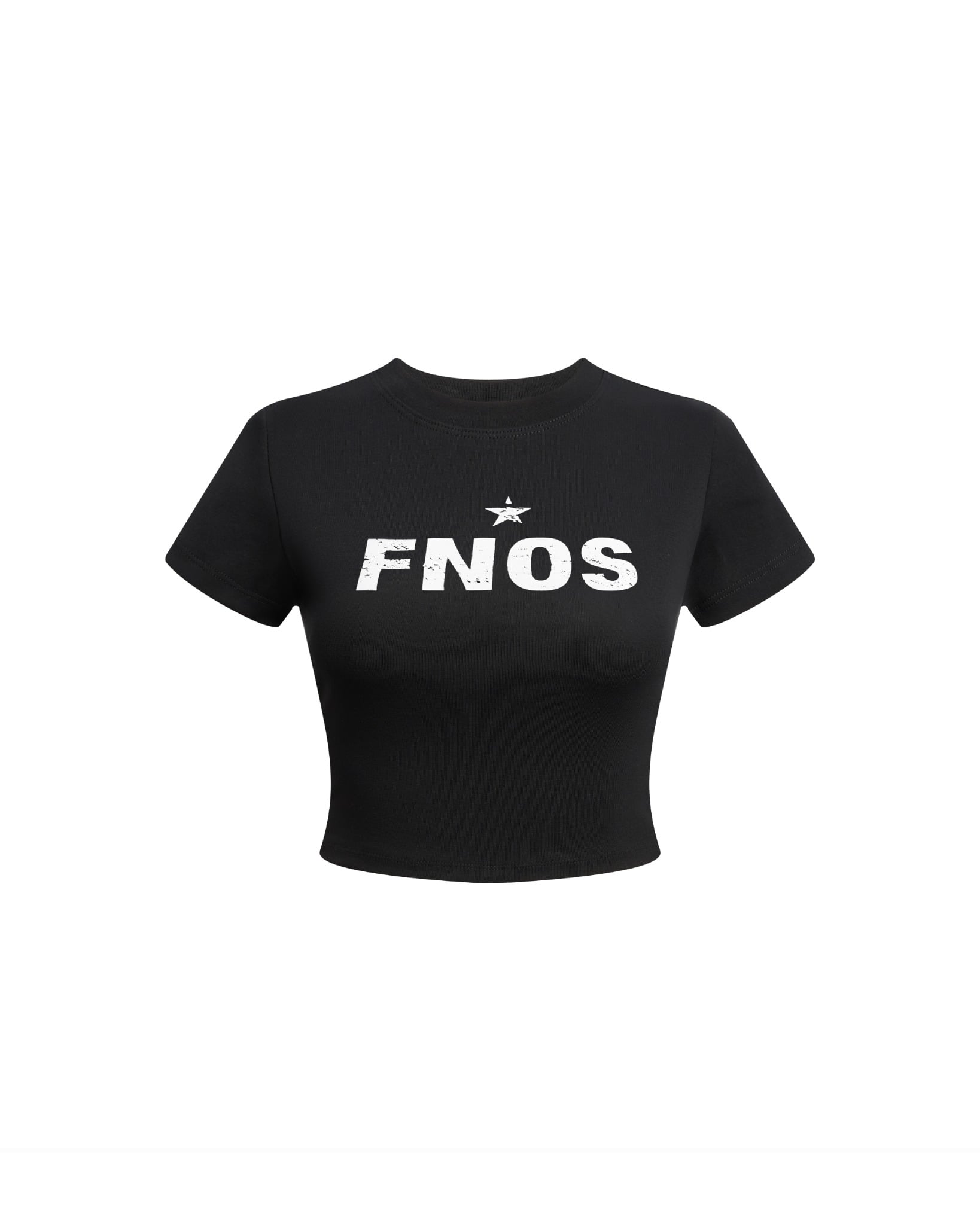 TBT4 - FNOS BASIC CROPTOP - BLACK