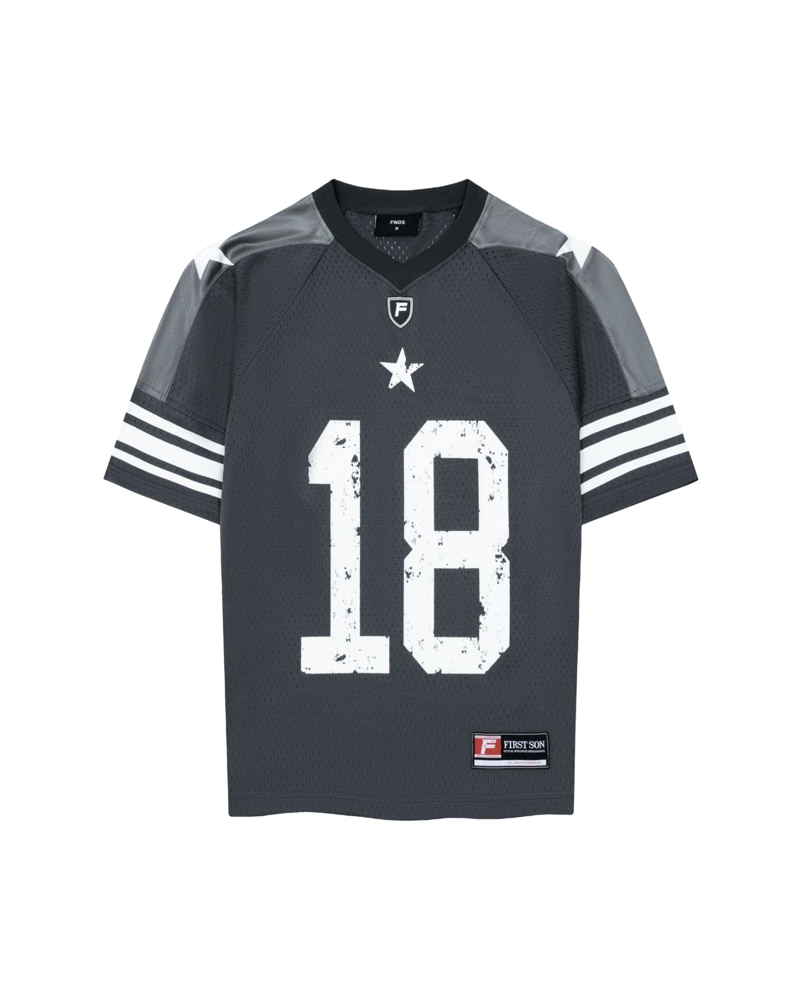 JS3 - FNOS ORIGINALS CLUB JERSEY - BLACK/GREY
