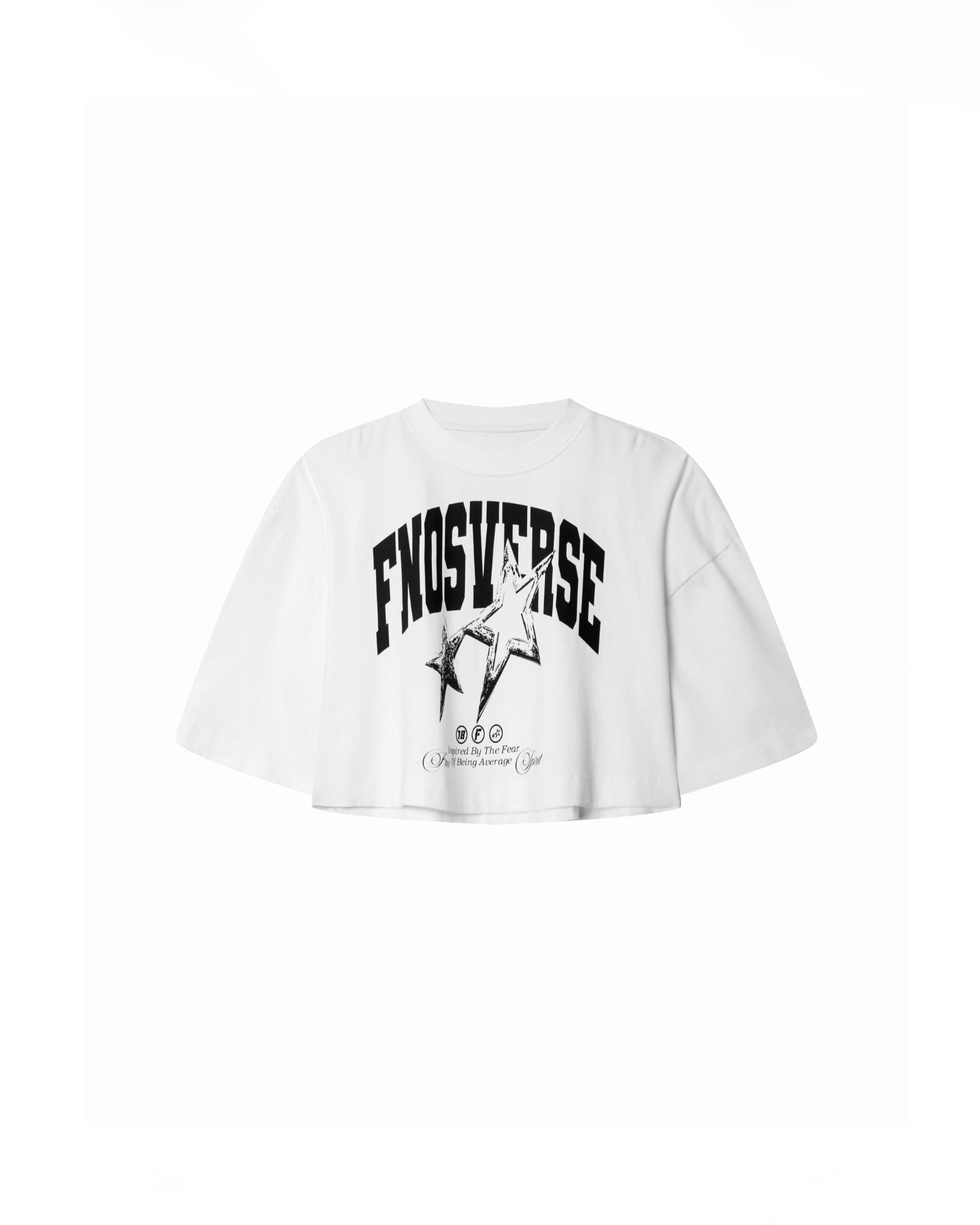 TCG1 - "FNOSVERSE" CROPTOP - WHITE