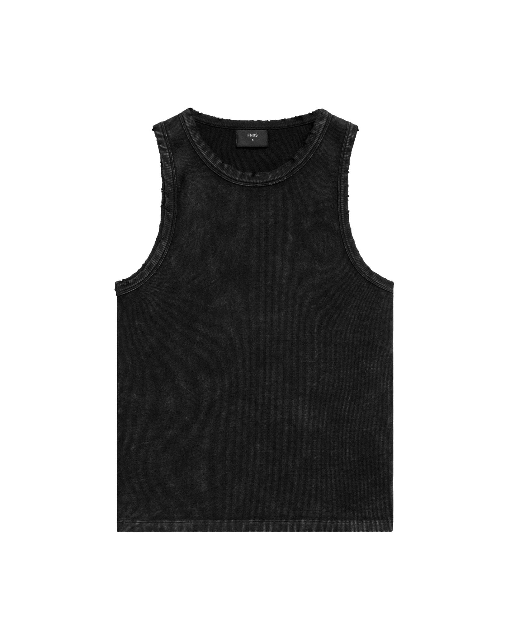 TTW1 - VINTAGE WASHED TANKTOP - BLACK