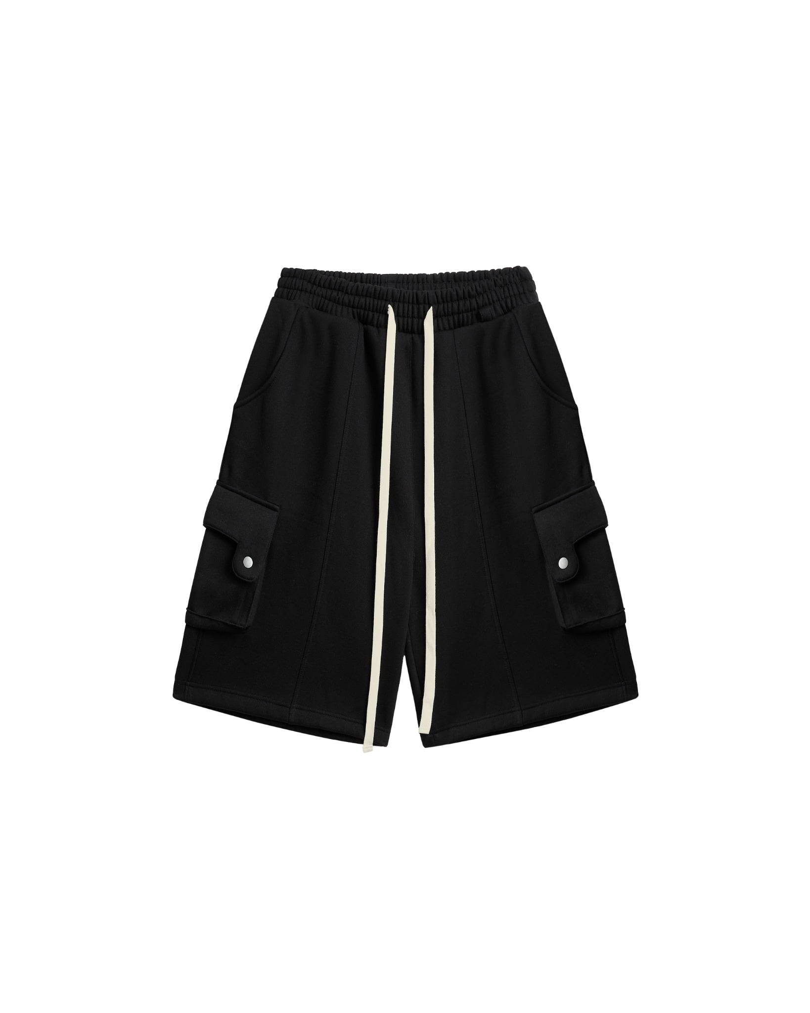 SJC1 - "BALANCE" SWEAT JORTS - BLACK