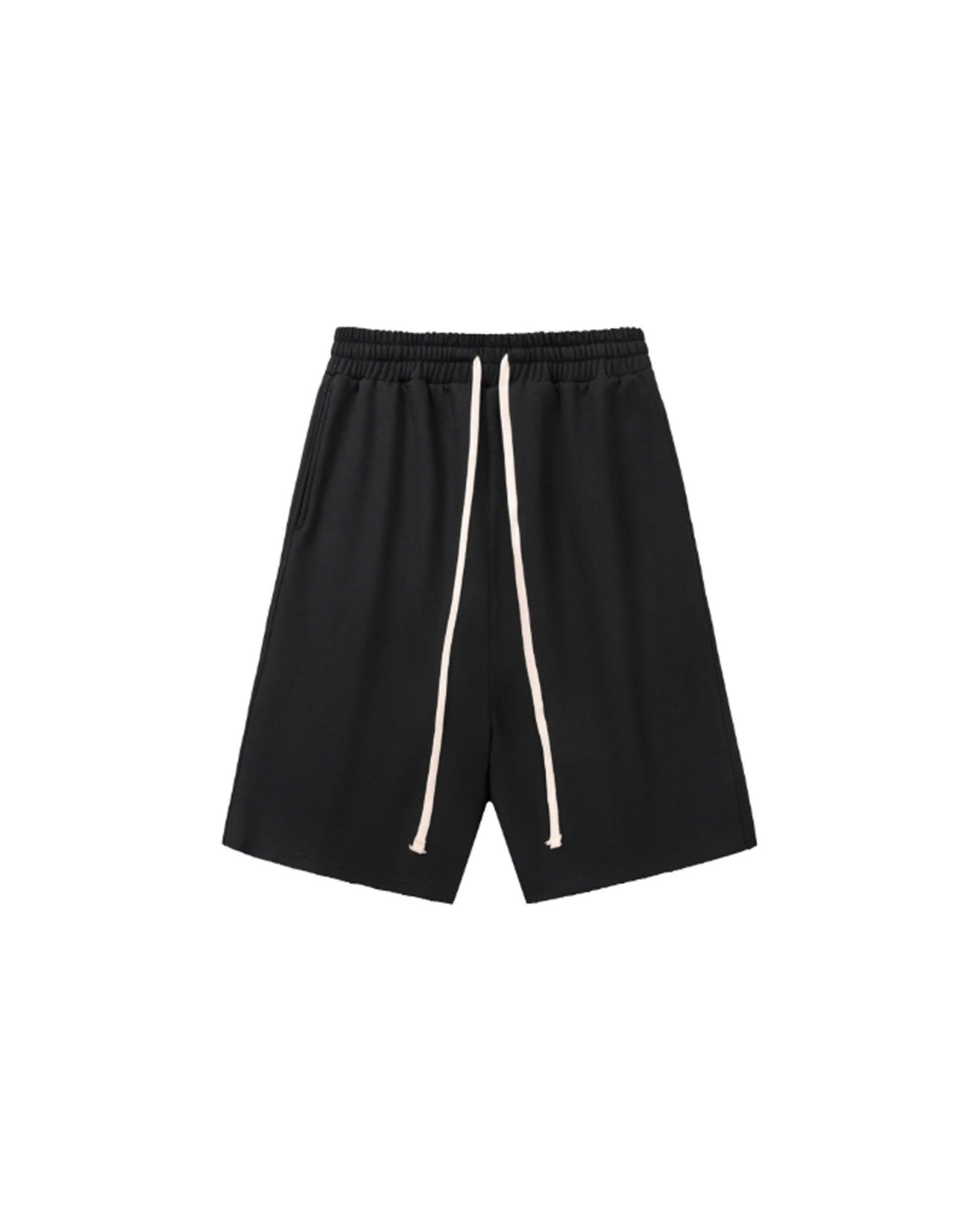 SJB2 - "EXTRAORDINARY" SWEAT JORTS - BLACK