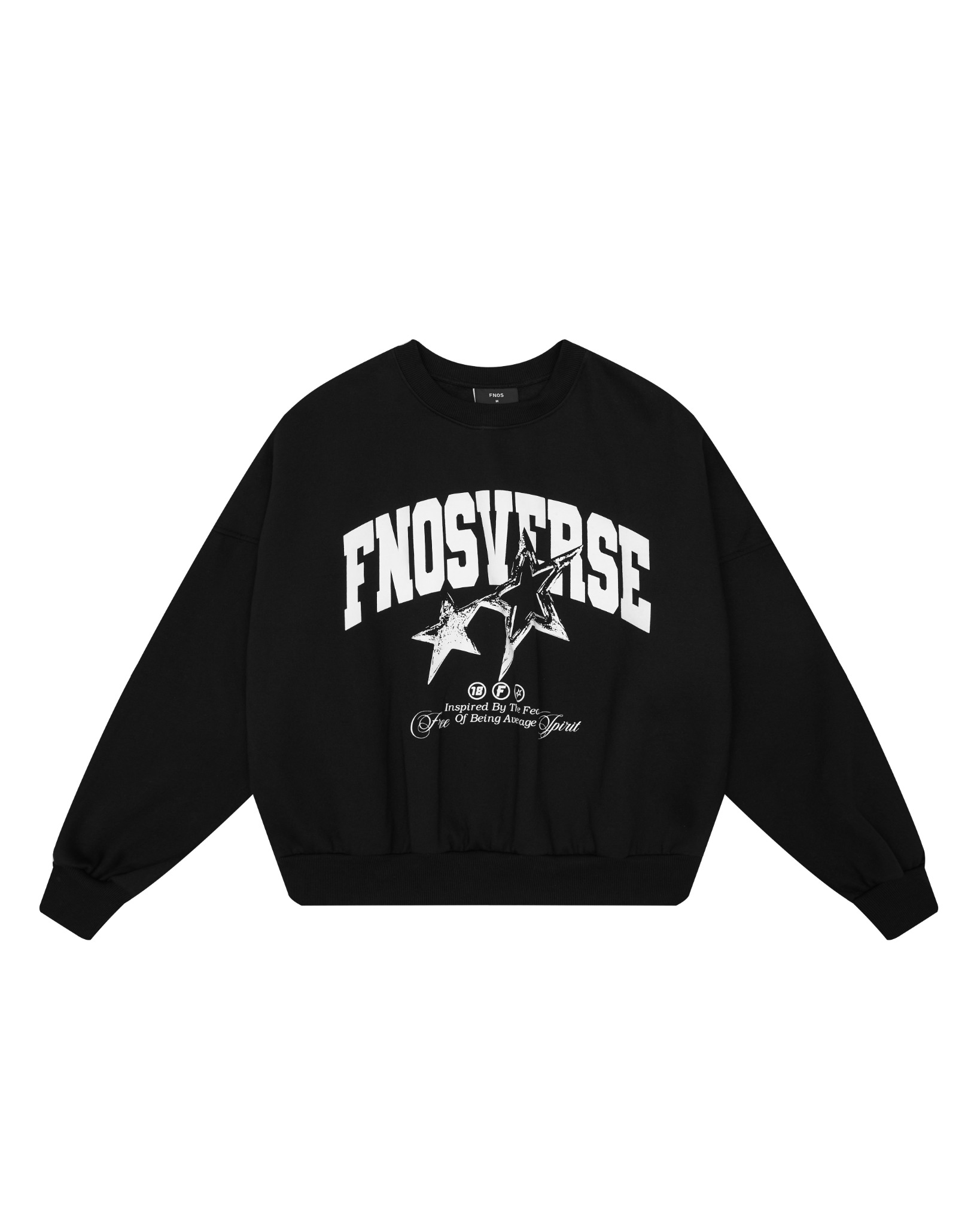 SW15 - "AVERAGE" SWEATER - BLACK