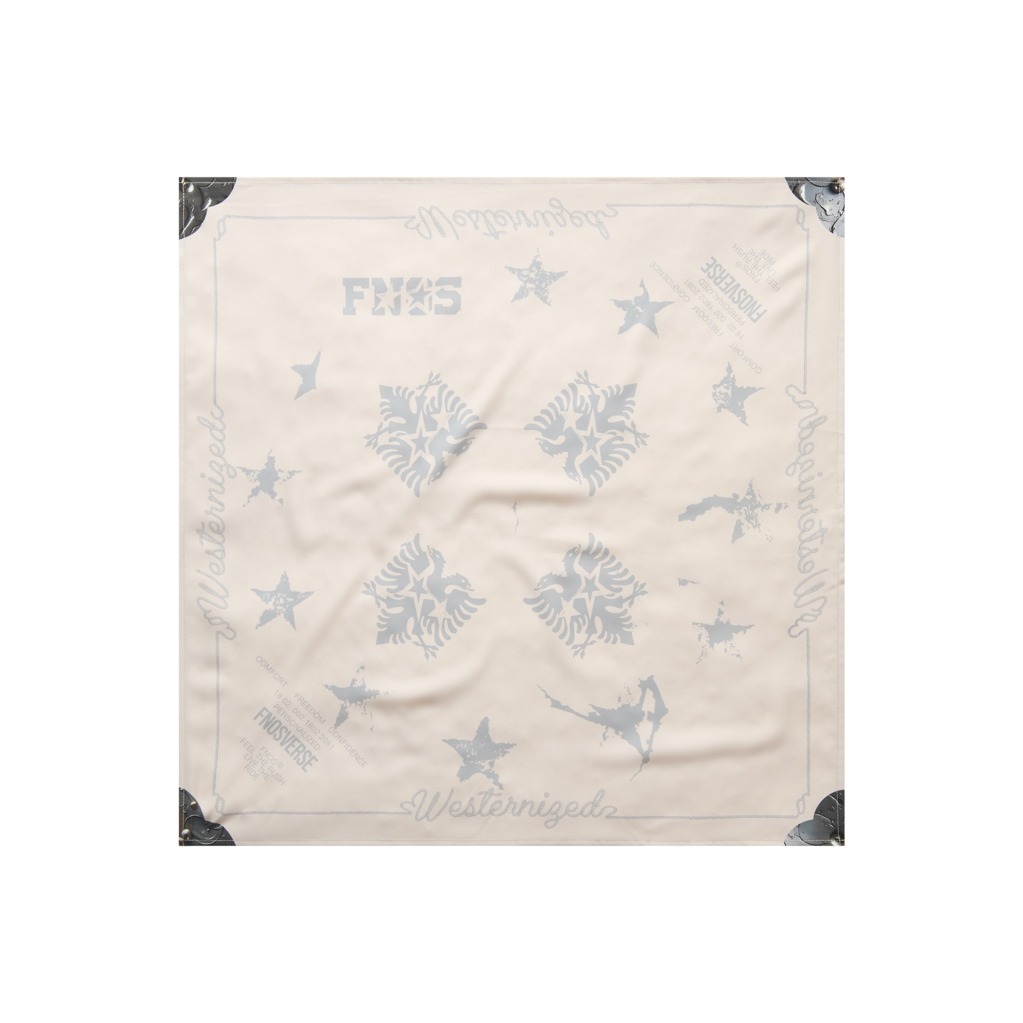 SB2 -  " FNOS " BANDANA SCARF - CREAM