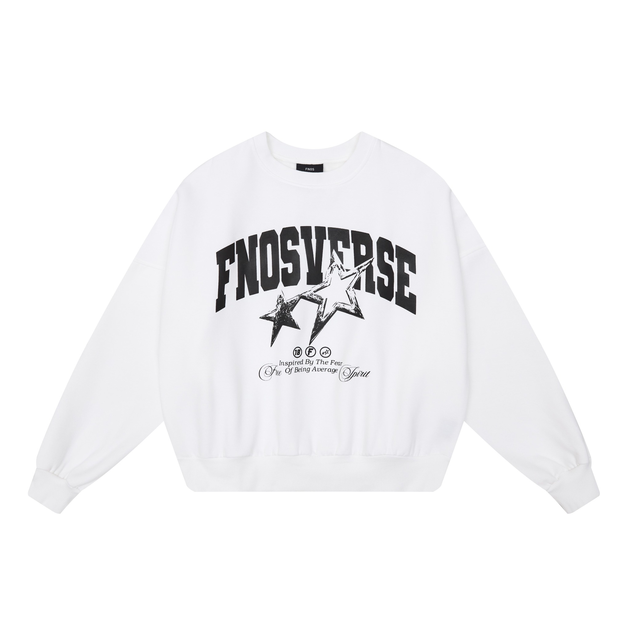 SW14 - "AVERAGE" SWEATER -  WHITE