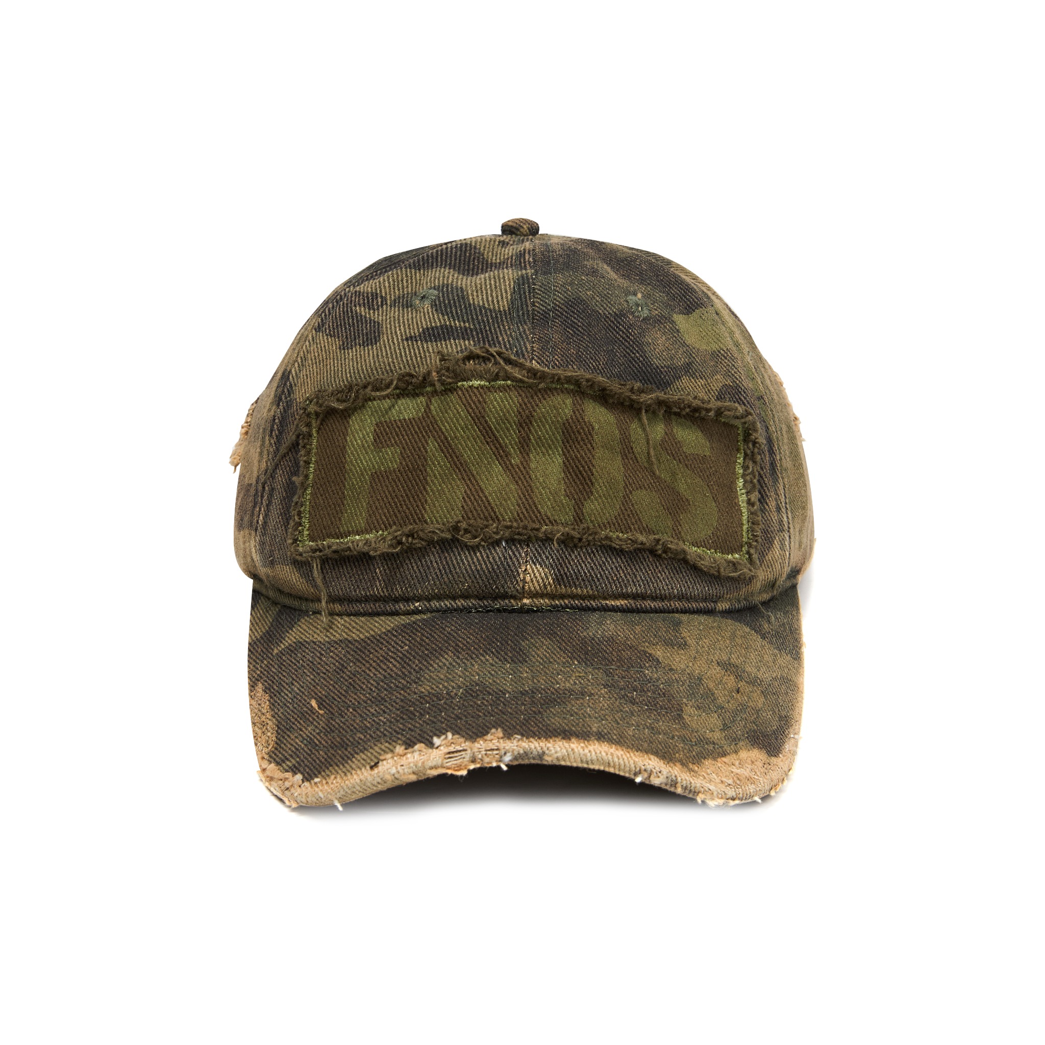 HW15 - "FNOS" WASHED CAMO HAT - VERSION 1