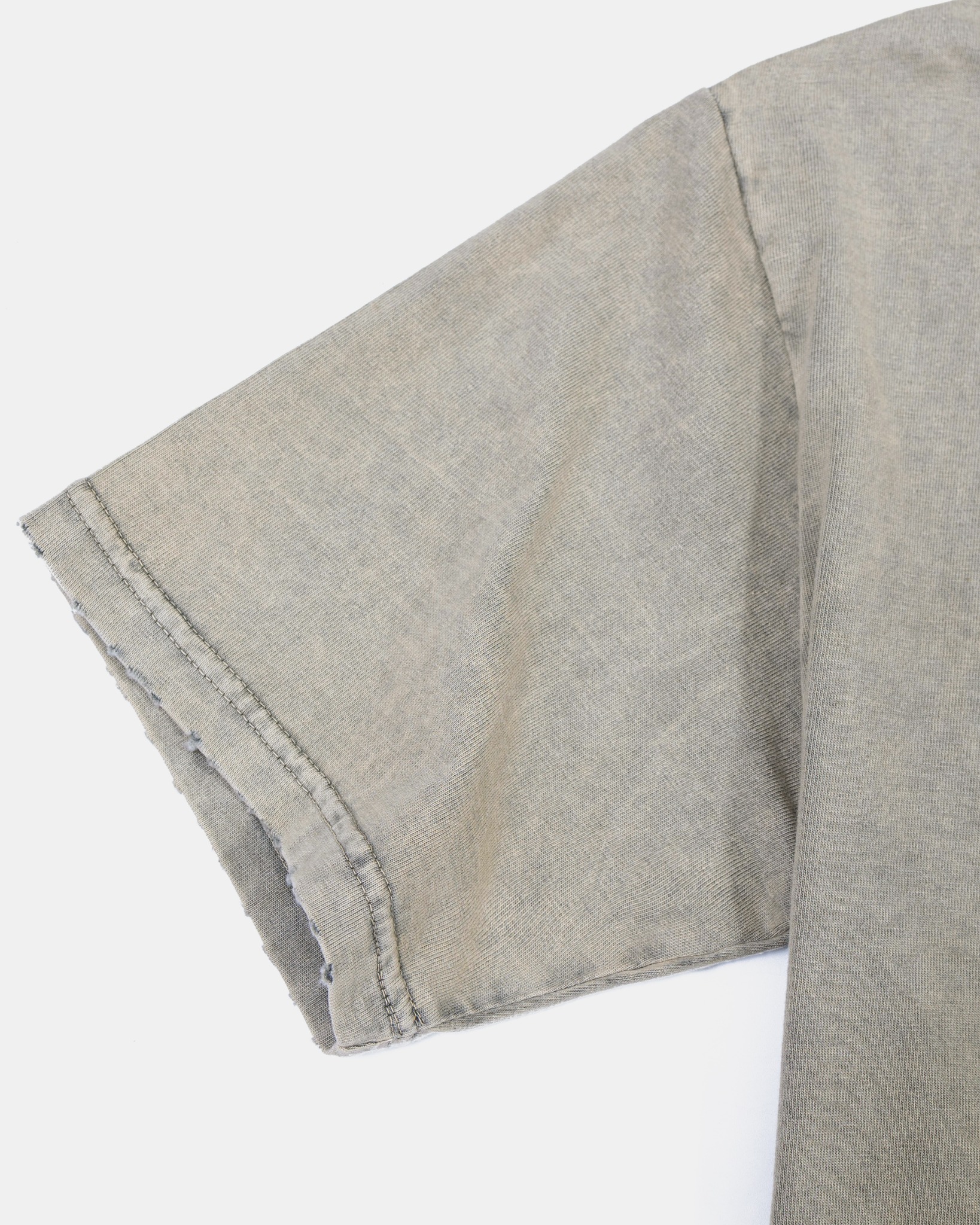 TWG6 - 'WHO ASKED' VINTAGE TEE - SAND