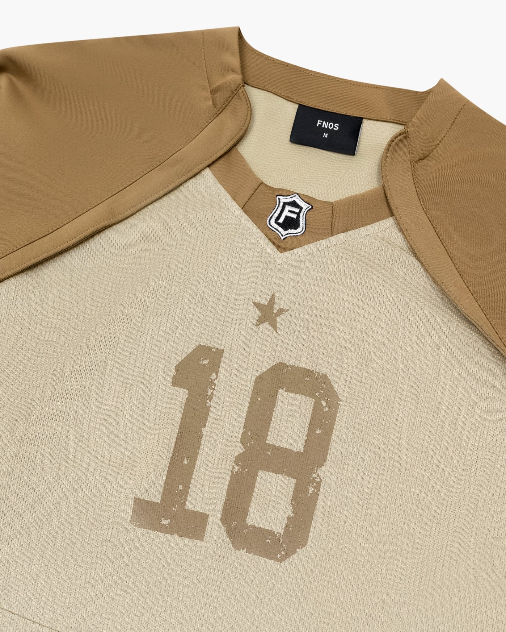 JS6 - FNOS UNITED HOCKEY JERSEY - MOCHA/TAN