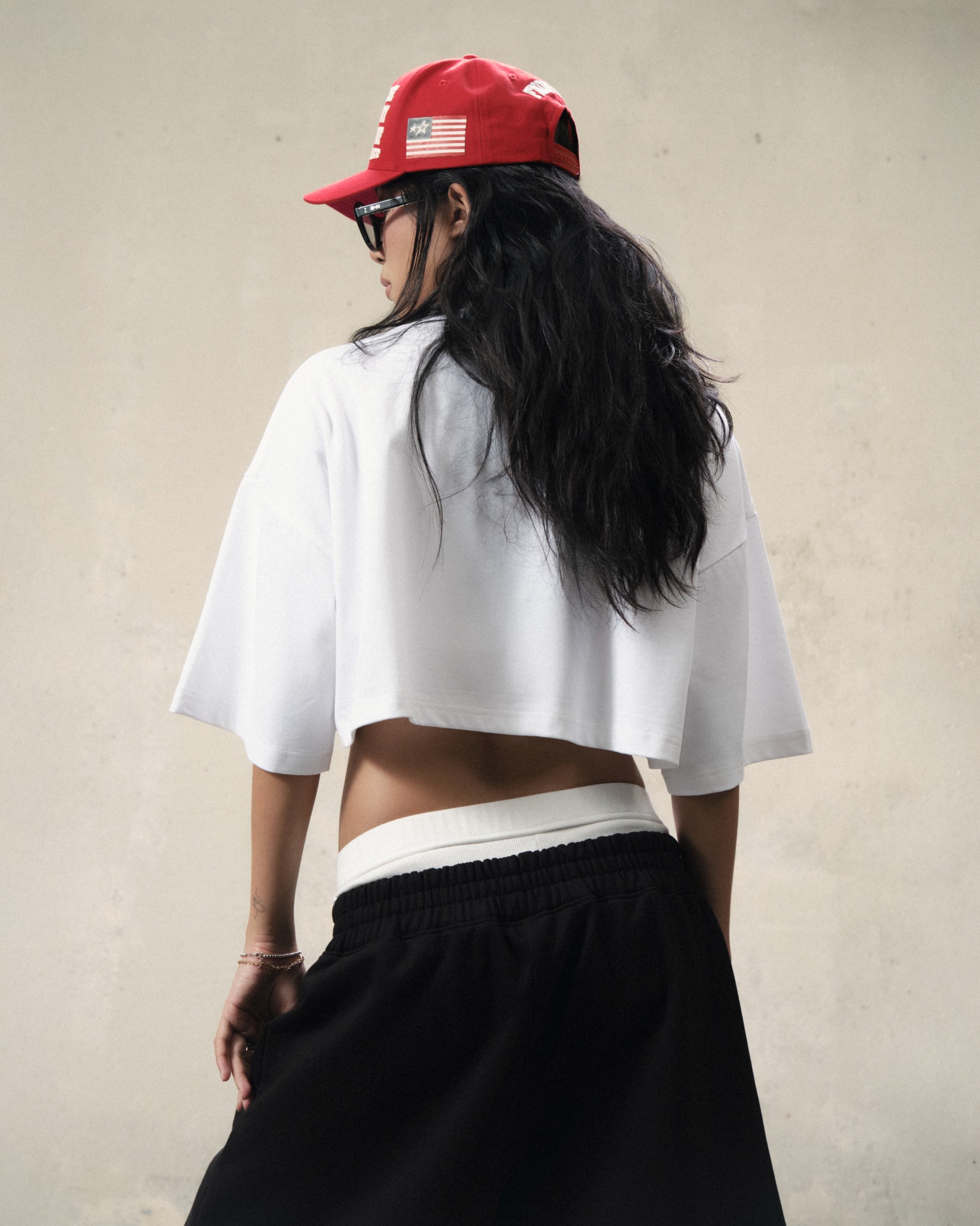 TCG4 - FNOS US CROPTOP - WHITE