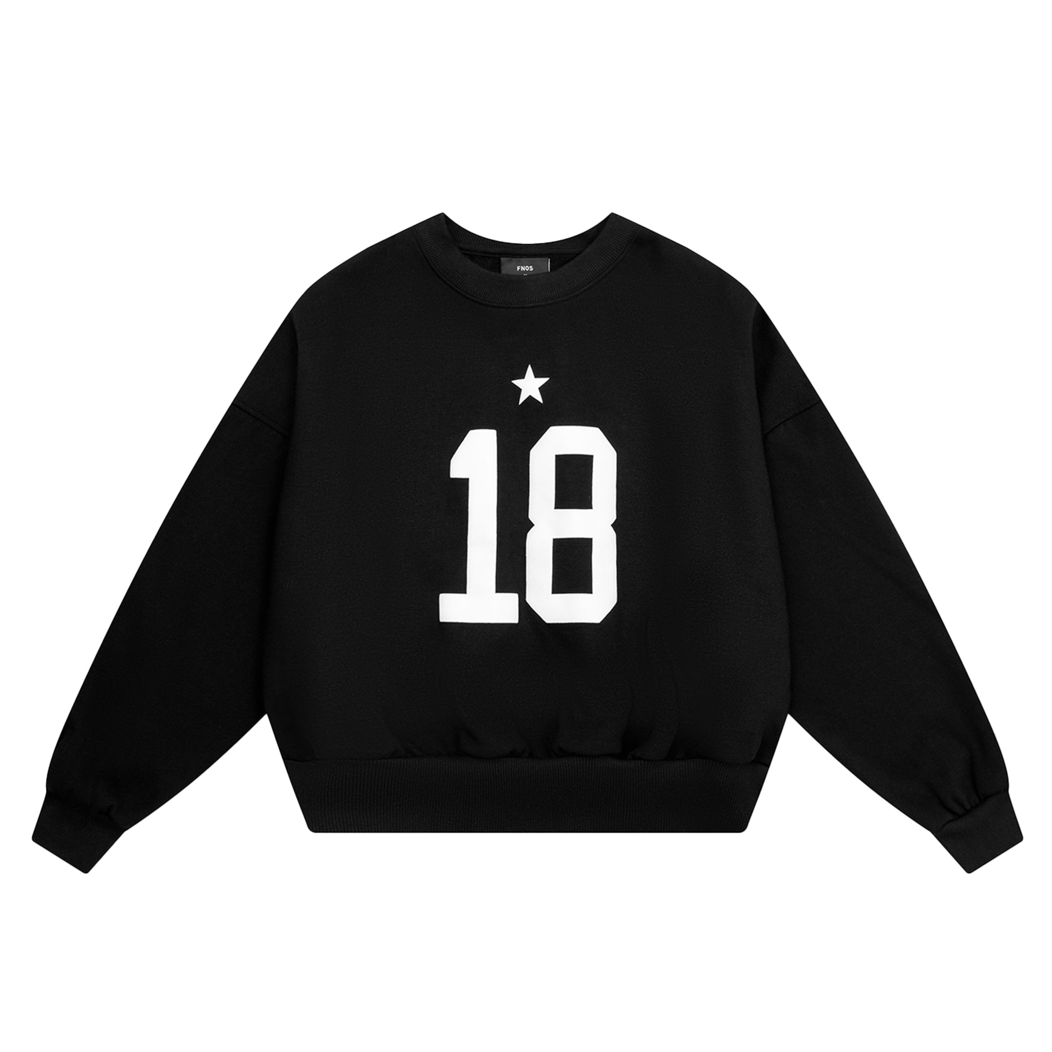SW8 - BALANCE NUMBER SWEATER - BLACK