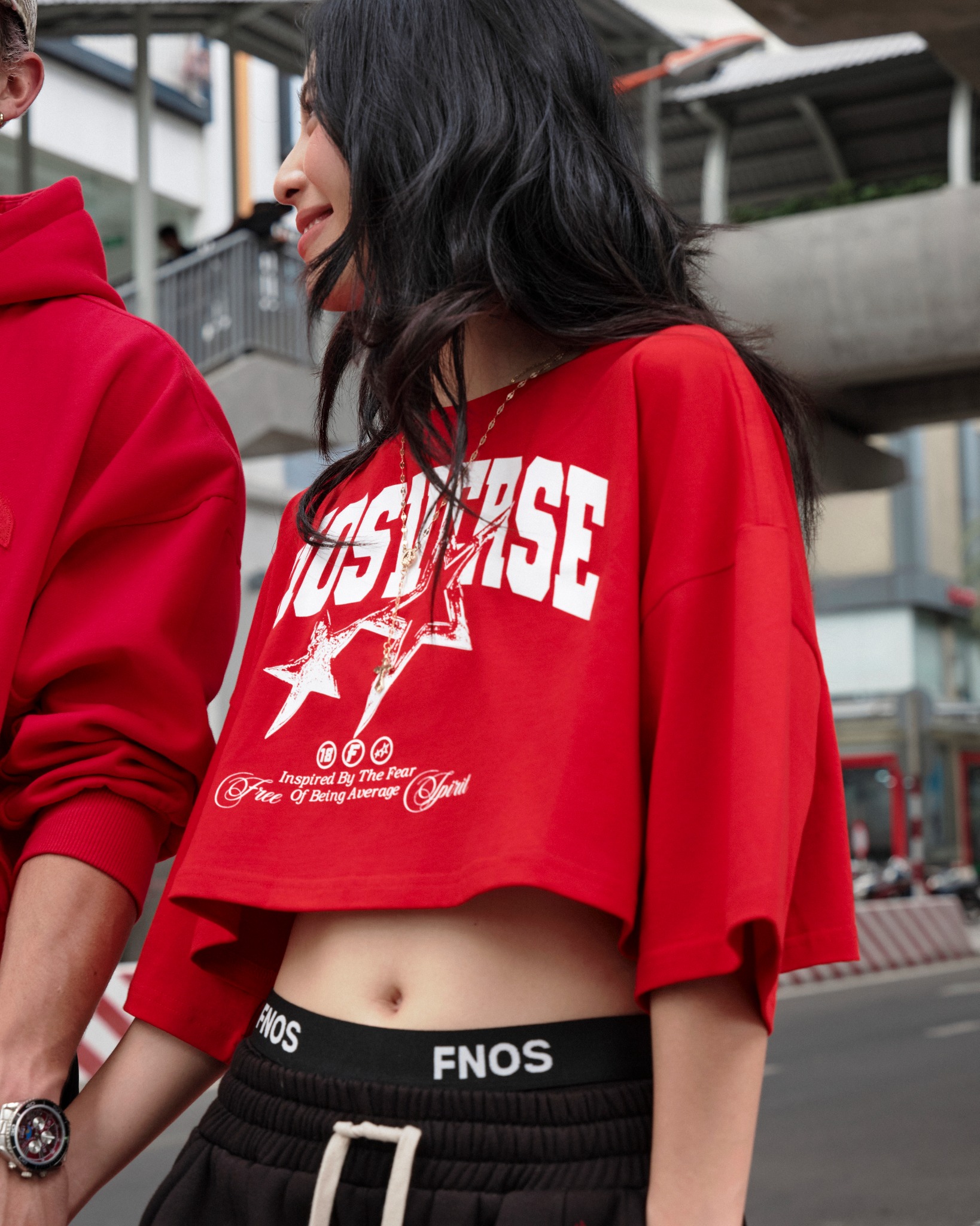 TCG5 - "FNOSVERSE" CROPTOP - RED