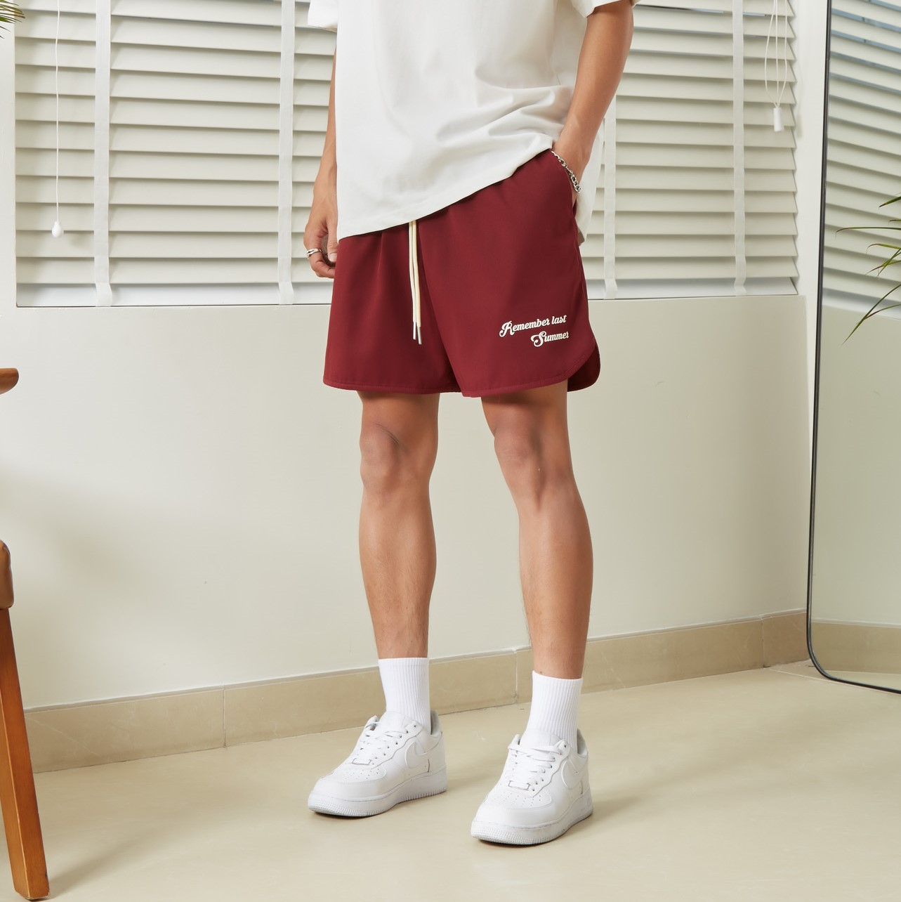 SP13 - SUMMER SHORTS SS23 - BURGUNDY