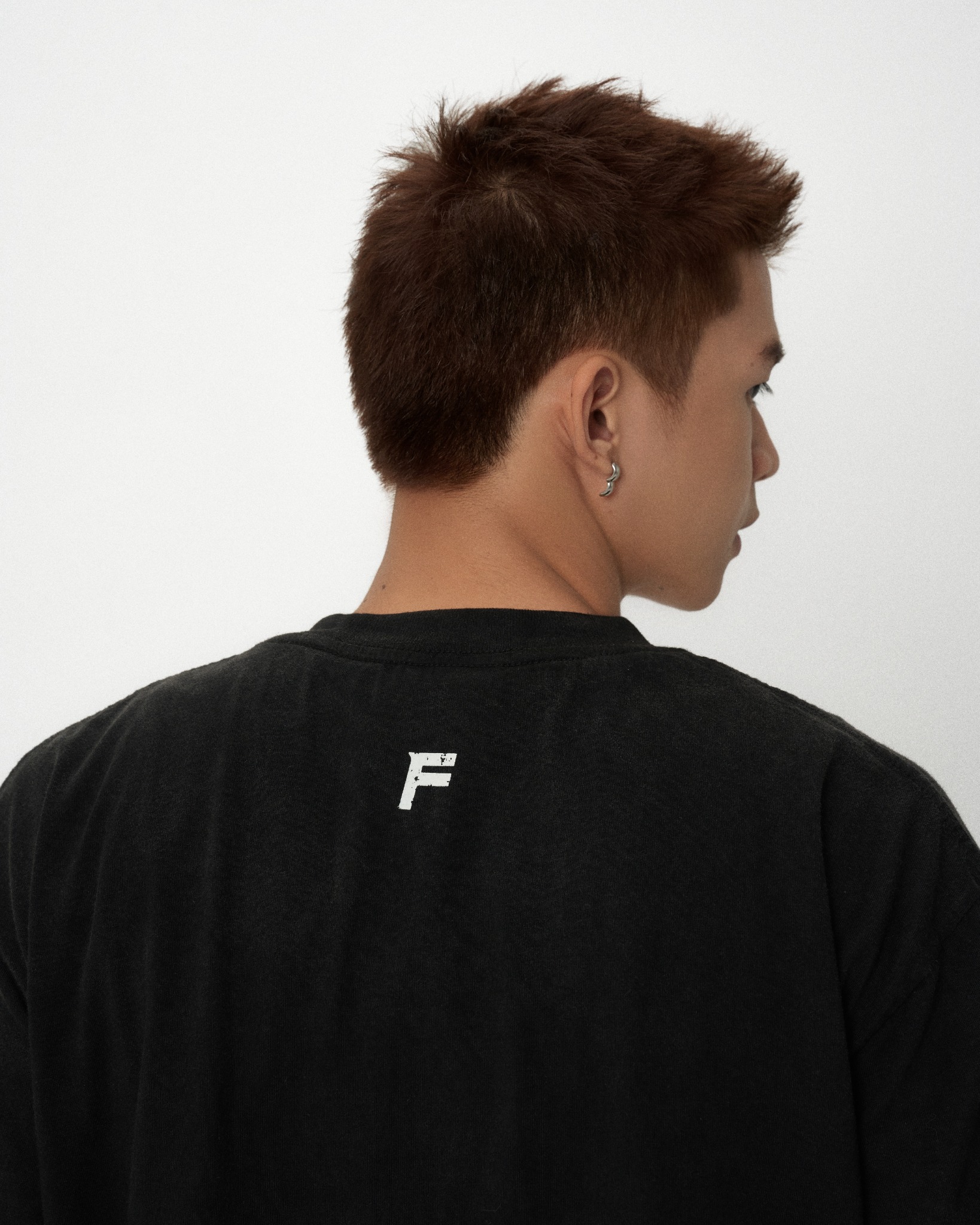 TWG27 - FNOS OVERPRINT VINTAGE TEE - BLACK