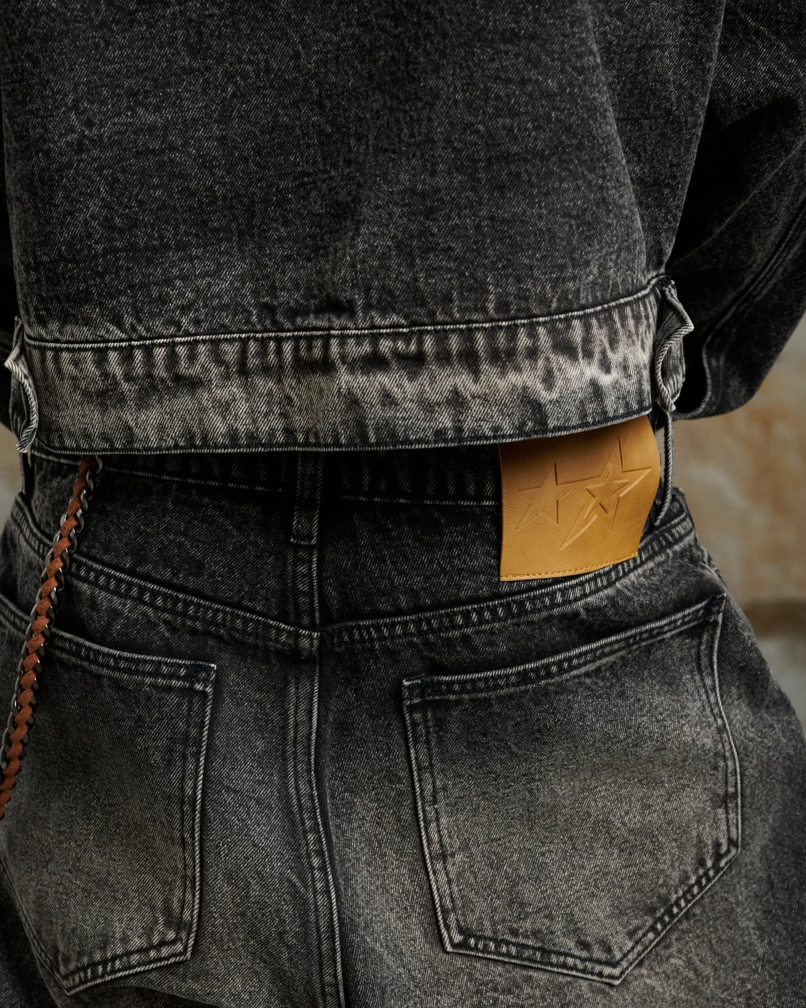 ERG20 -"FNOS" JEANS WASH - BLACK