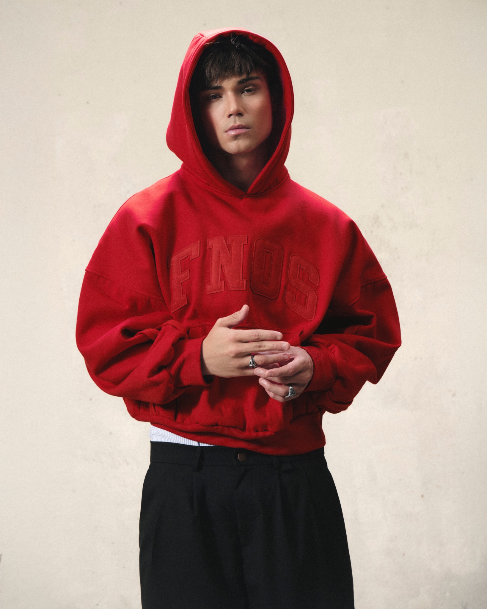 HD19 - FNOS SEPARATION HOODIE - RED