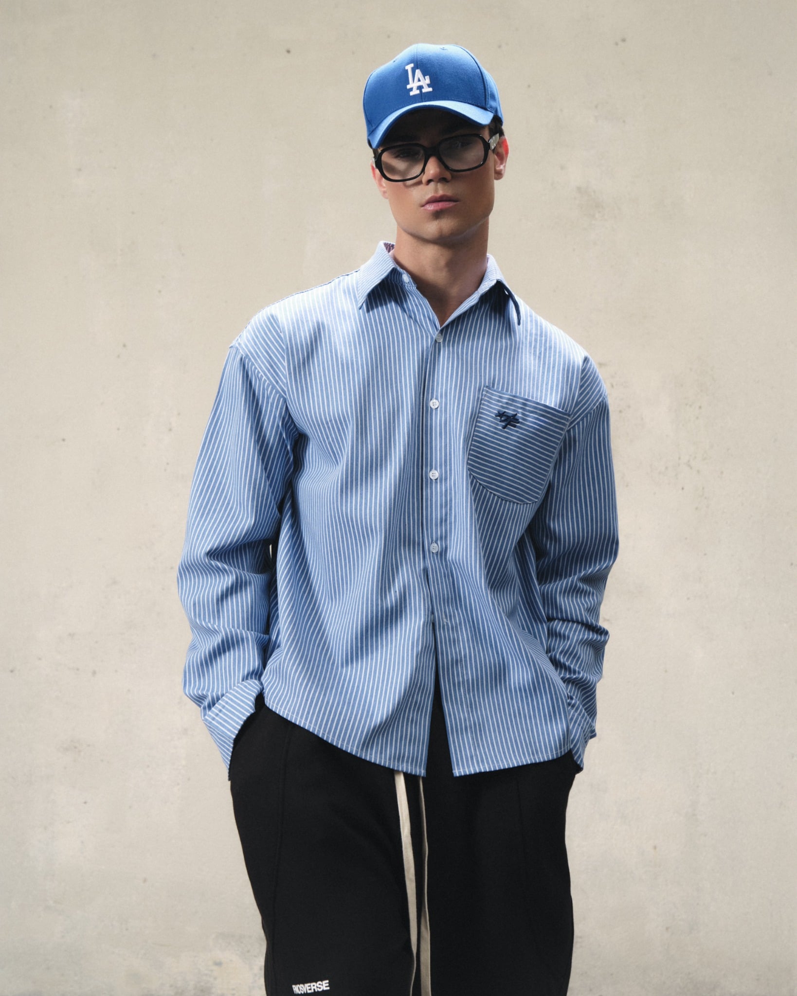 SH1 - FNOS STRIPED OXFORD SHIRT