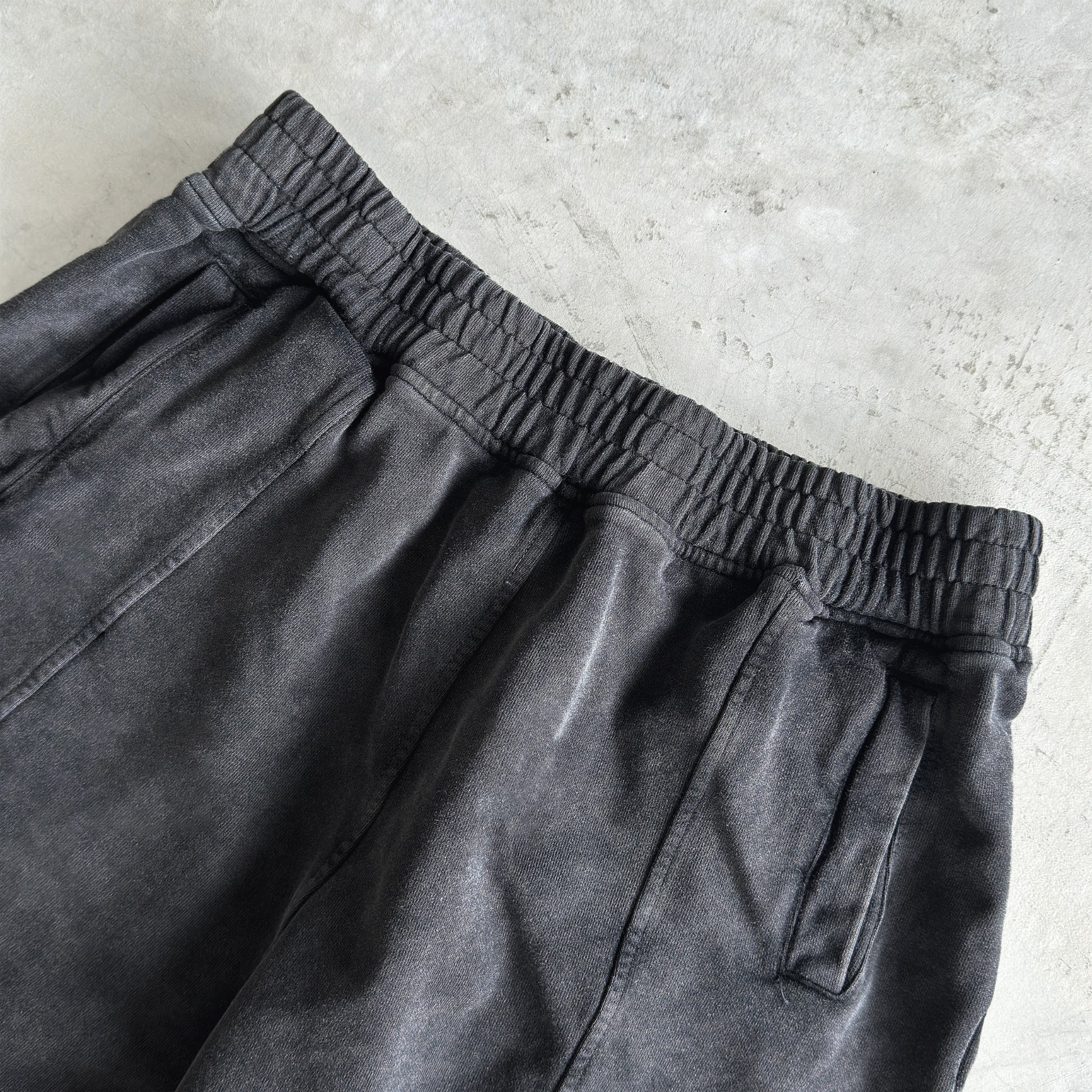 SNW1 - 'ACTIVE' WASHED SHORTS - DARK BLACK