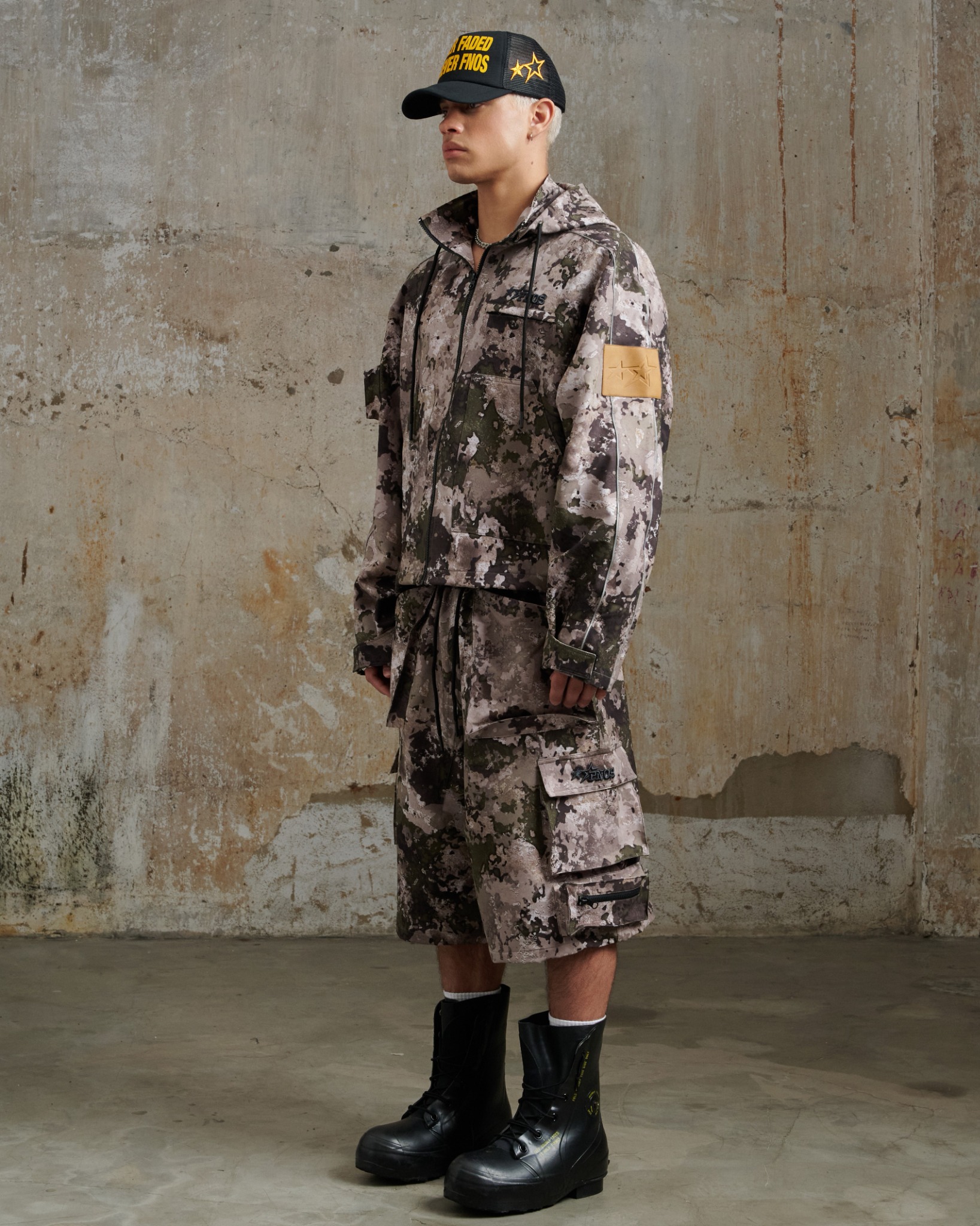 CJ1 - " FNOS " PARACHUTE CAMO JACKET