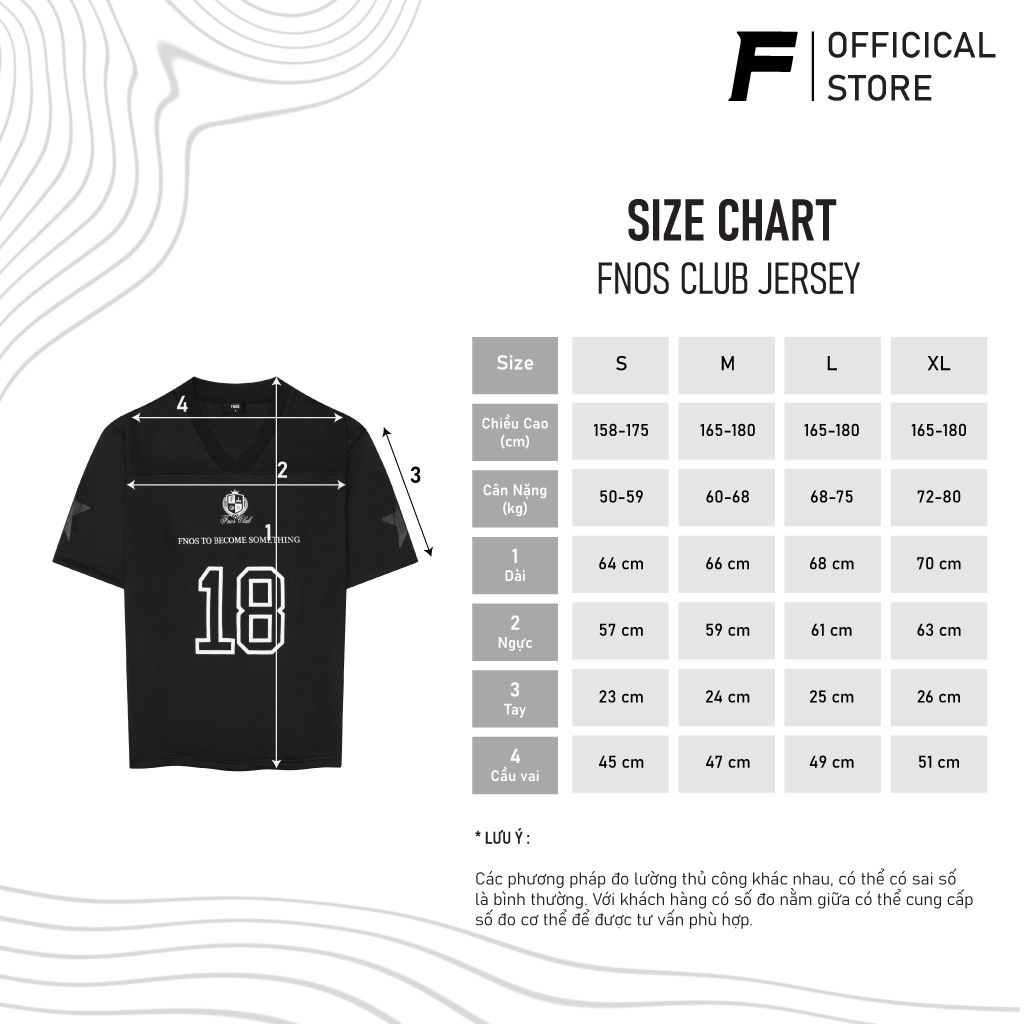 JS1- BALANCE NUMBER CLUB JERSEY - BLACK