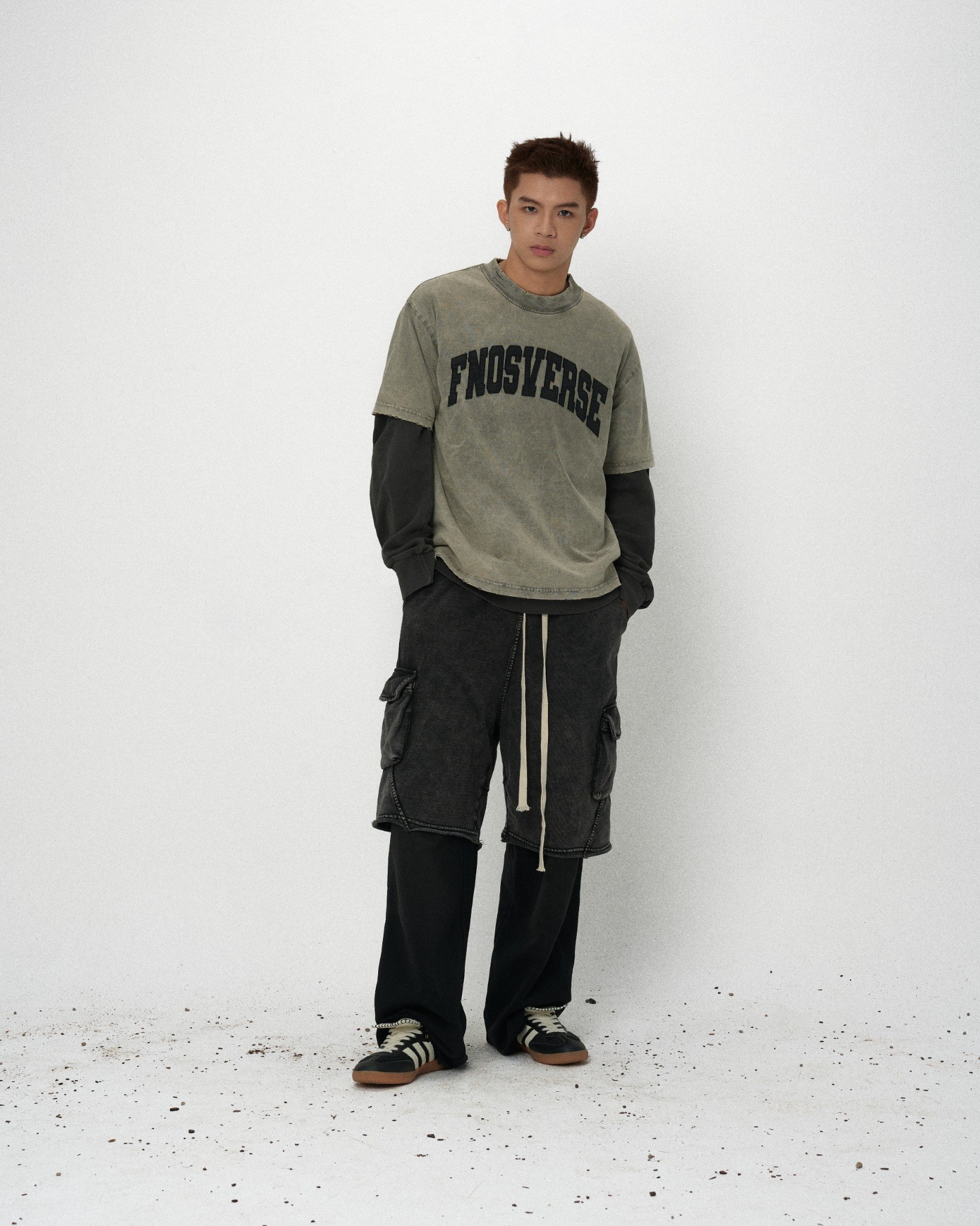 TWG26 - 'FNOSVERSE' VINTAGE TEE - SAND