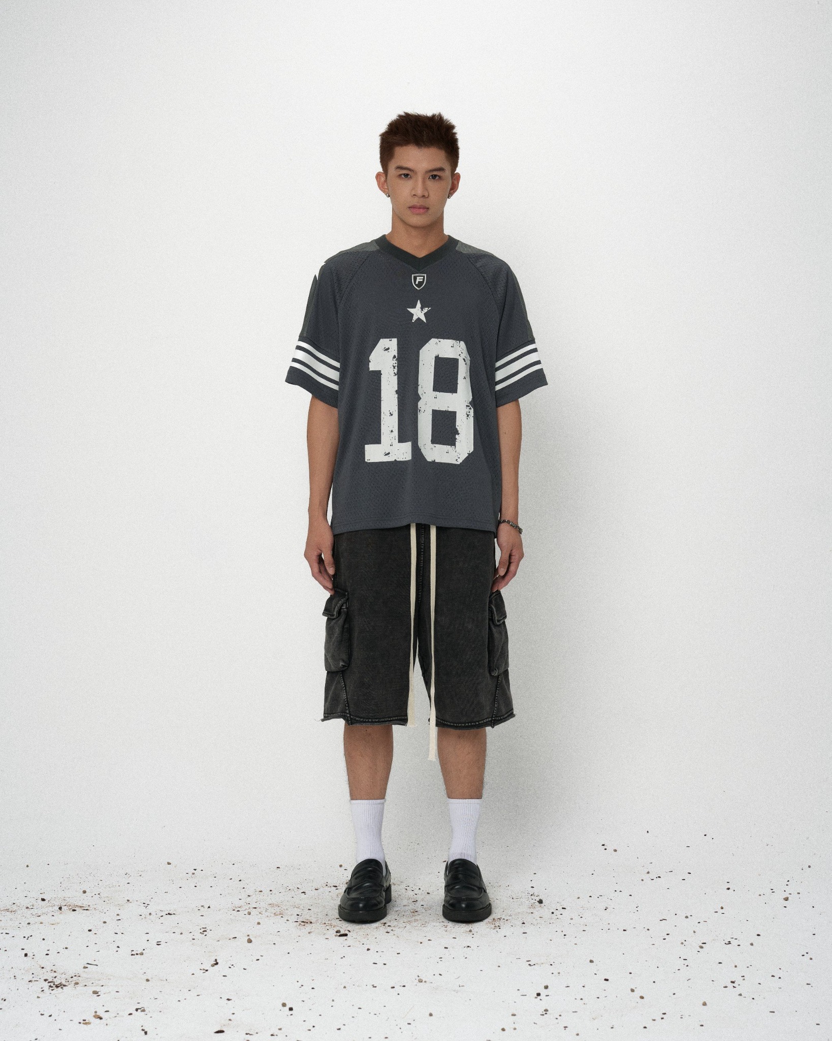 JS3 - FNOS ORIGINALS CLUB JERSEY - BLACK/GREY