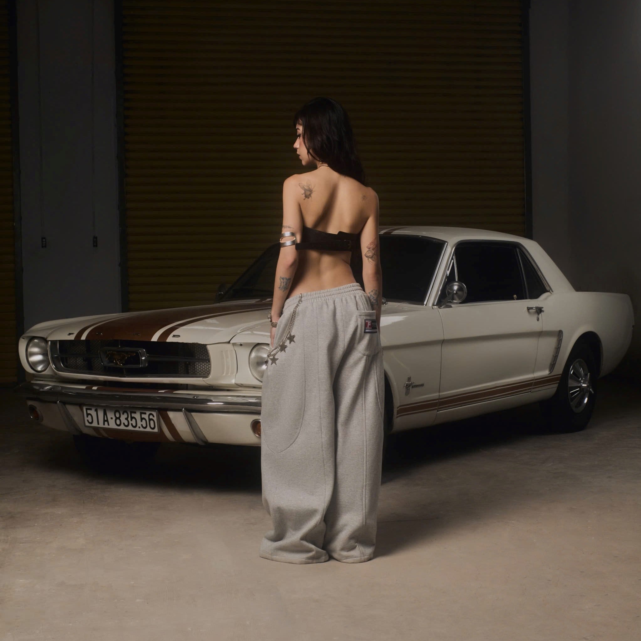 JGN7 - "BALANCE" SWEAT PANTS - GREY