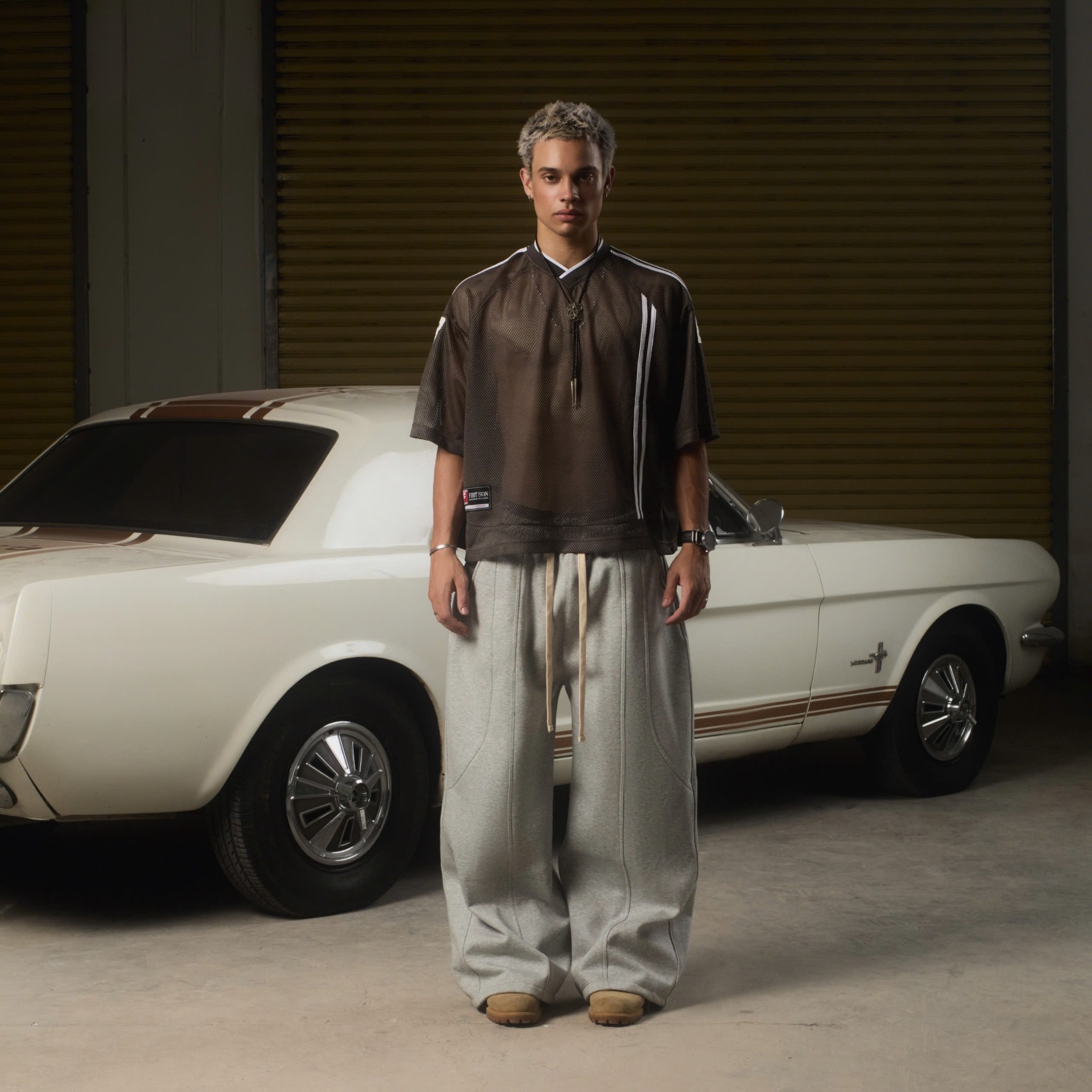 JGN7 - "BALANCE" SWEAT PANTS - GREY