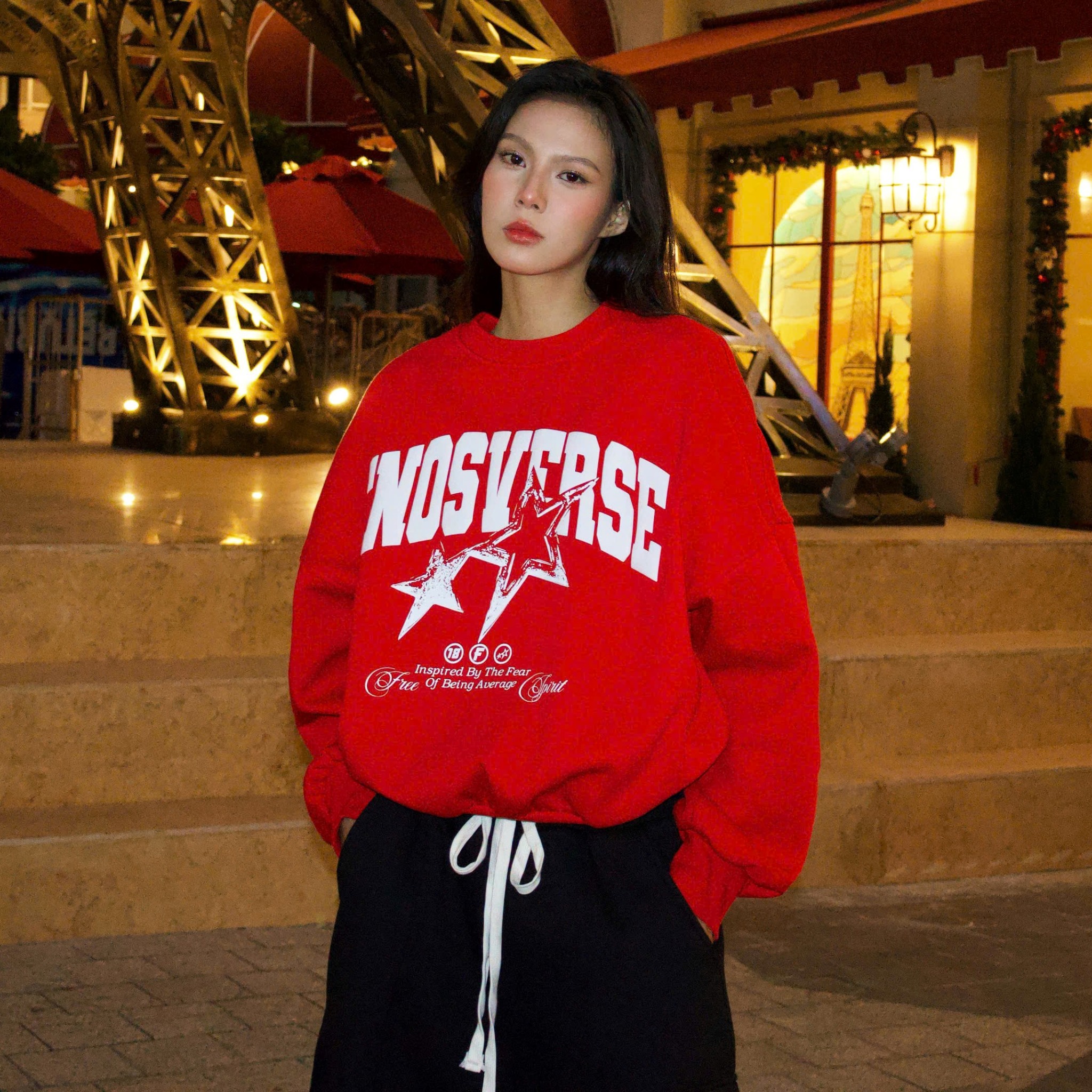 SW16 - "AVERAGE" SWEATER - RED