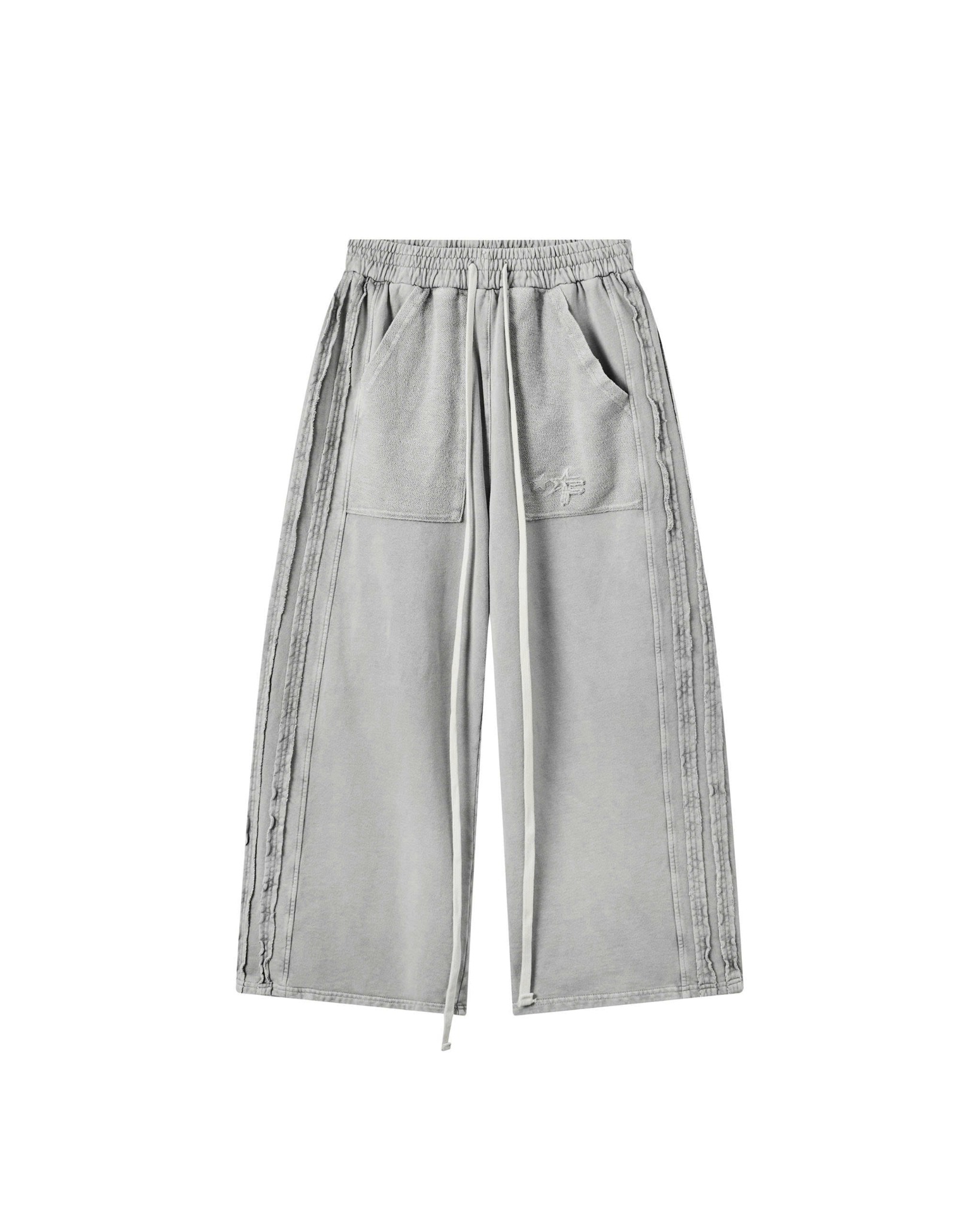 JGW6 - "FNOS" WASHED PANTS - GREY