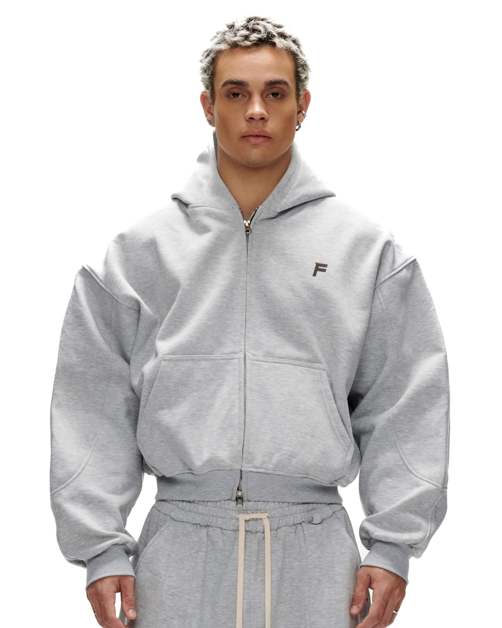 HD20 - "BALANCE" BASIC HOODIE - GRAY