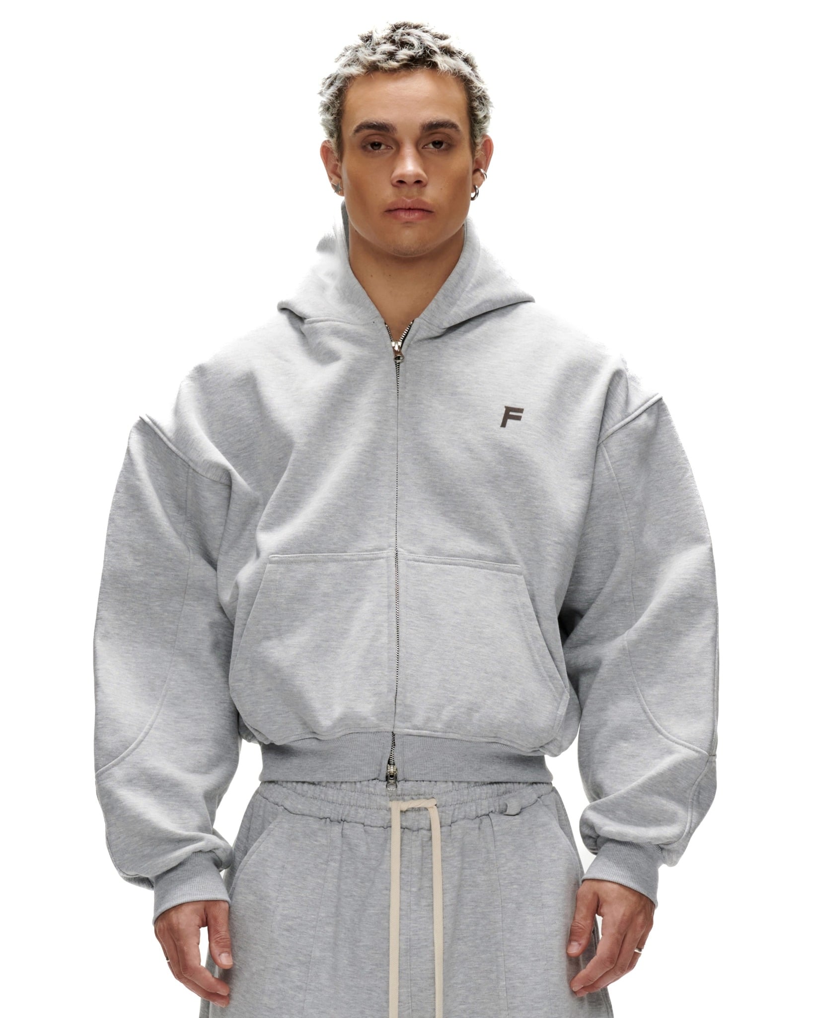 HD20 - "BALANCE" BASIC HOODIE - GRAY