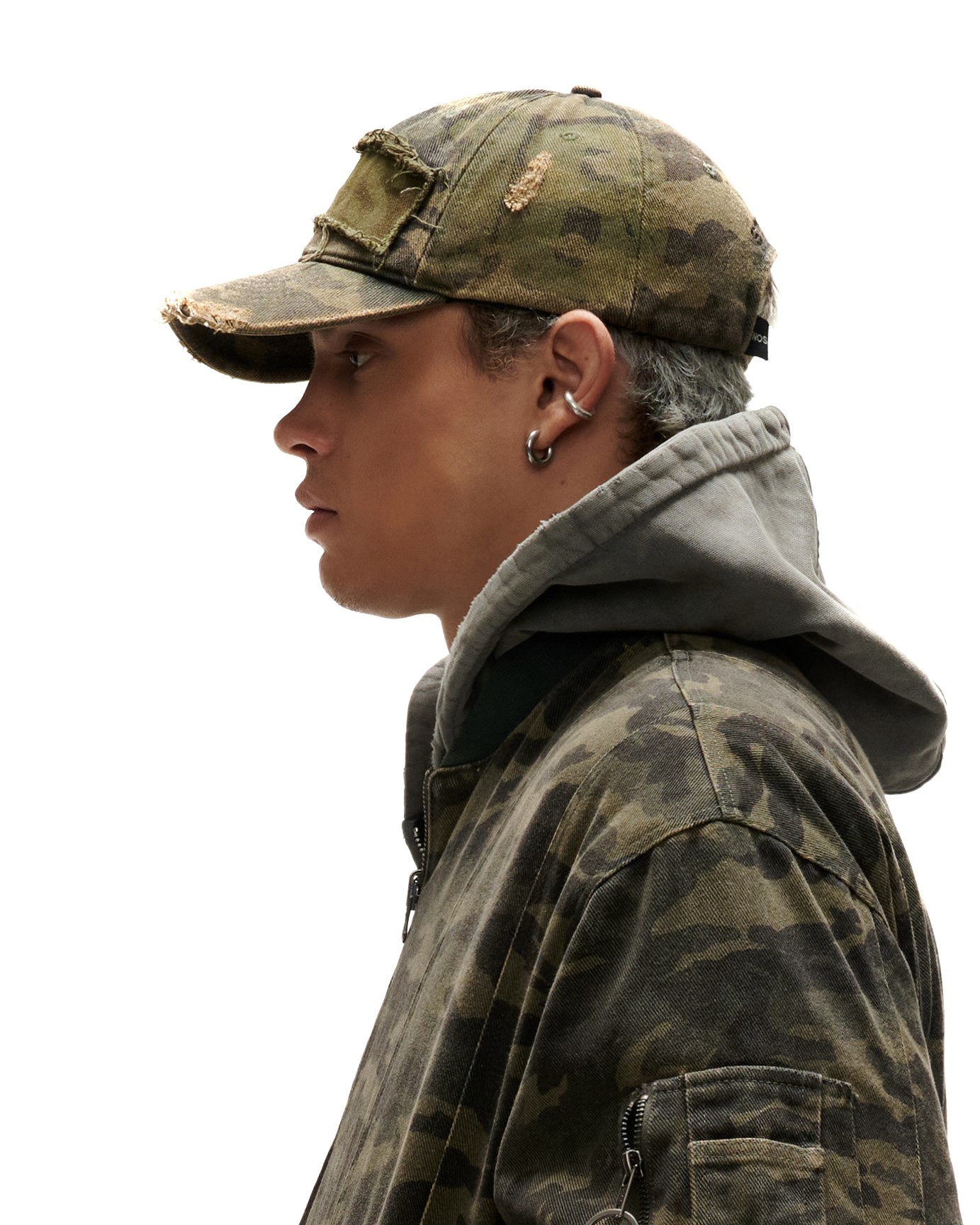 HW15 - "FNOS" WASHED CAMO HAT - VERSION 1