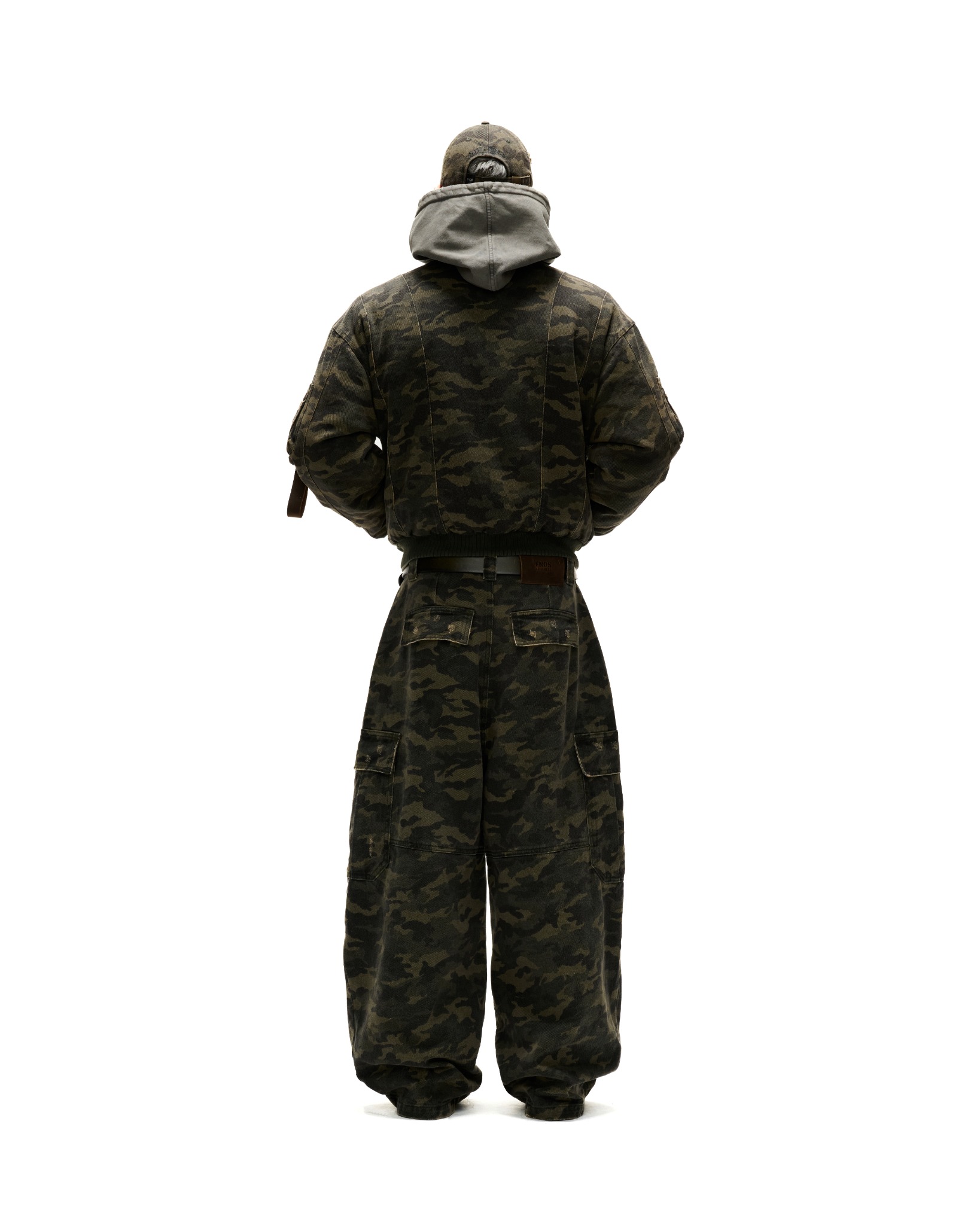 CCP2 - "FNOS" WASHED CAMO CARGO PANTS