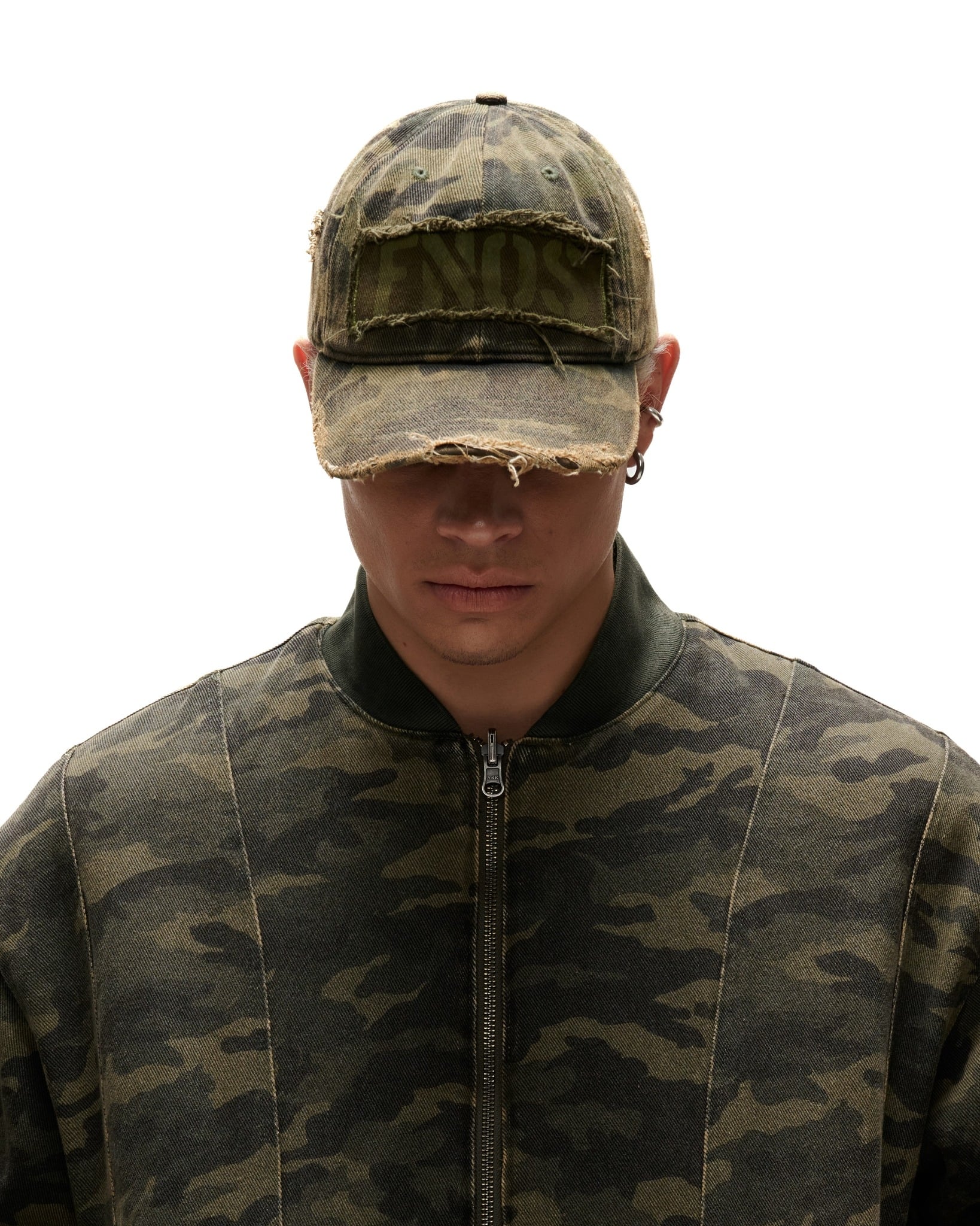 HW15 - "FNOS" WASHED CAMO HAT - VERSION 1