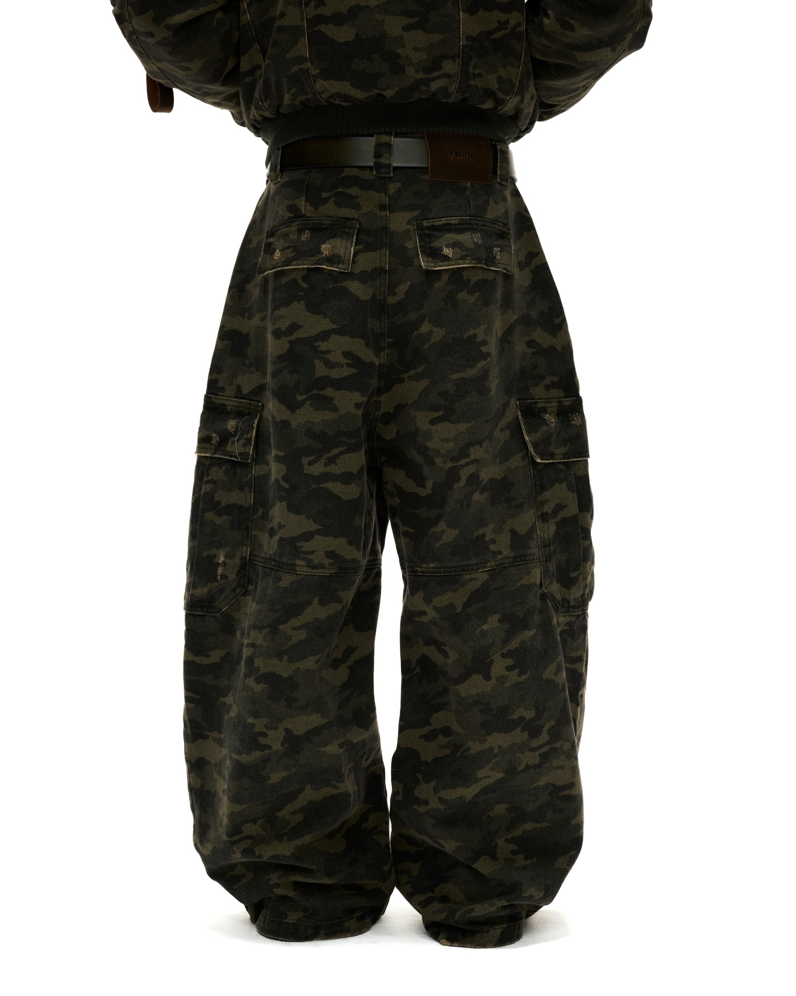 CCP2 - "FNOS" WASHED CAMO CARGO PANTS