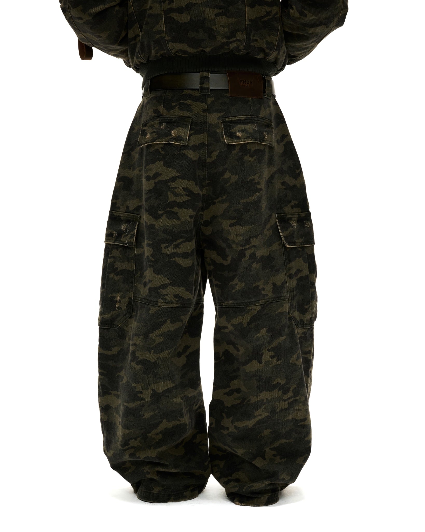 CCP2 - "FNOS" WASHED CAMO CARGO PANTS