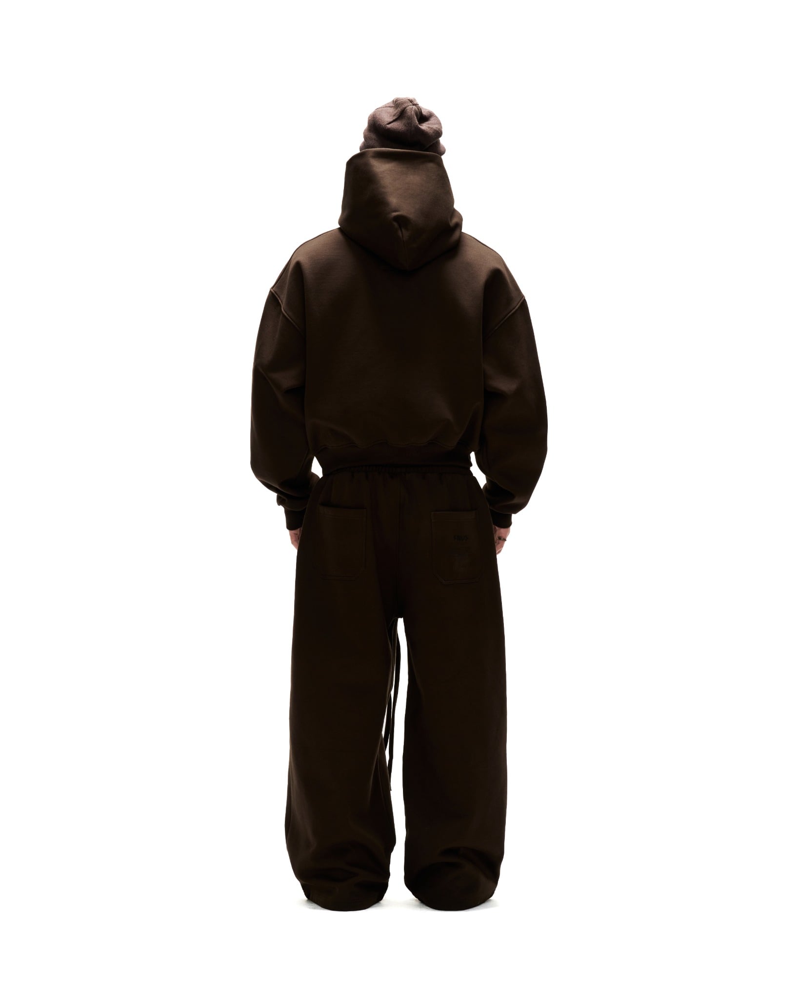 HD21- "FNOS" BASIC HOODIE - BROWN