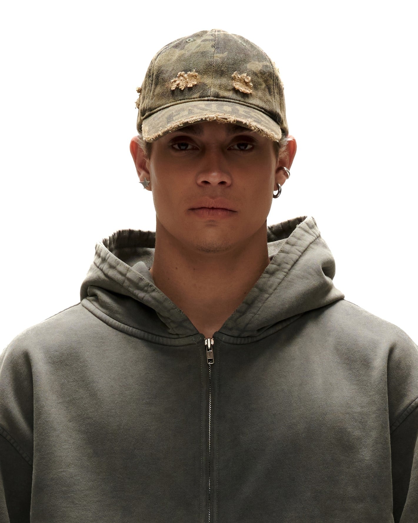HW16 - "FNOS" WASHED CAMO HAT - VERSION 2