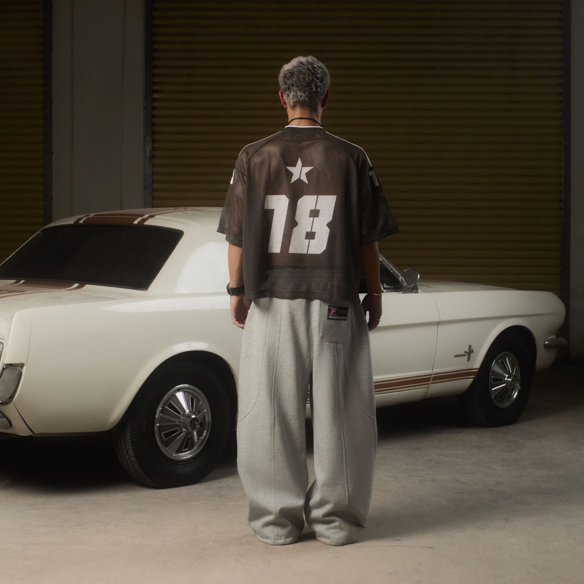 JGN7 - "BALANCE" SWEAT PANTS - GREY