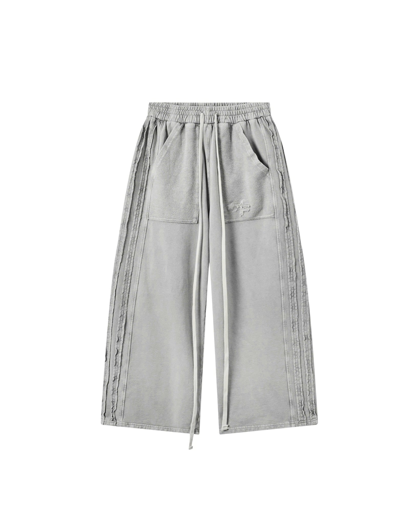 JGW6 - "FNOS" WASHED PANTS - GREY